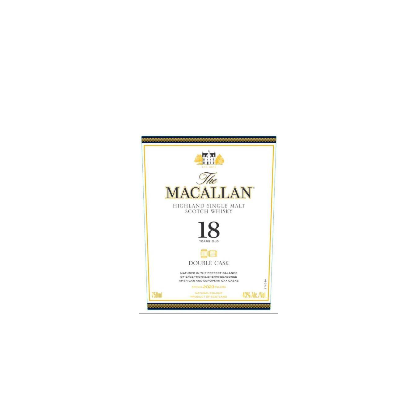 The Macallan 18 Years Single Malt Whisky