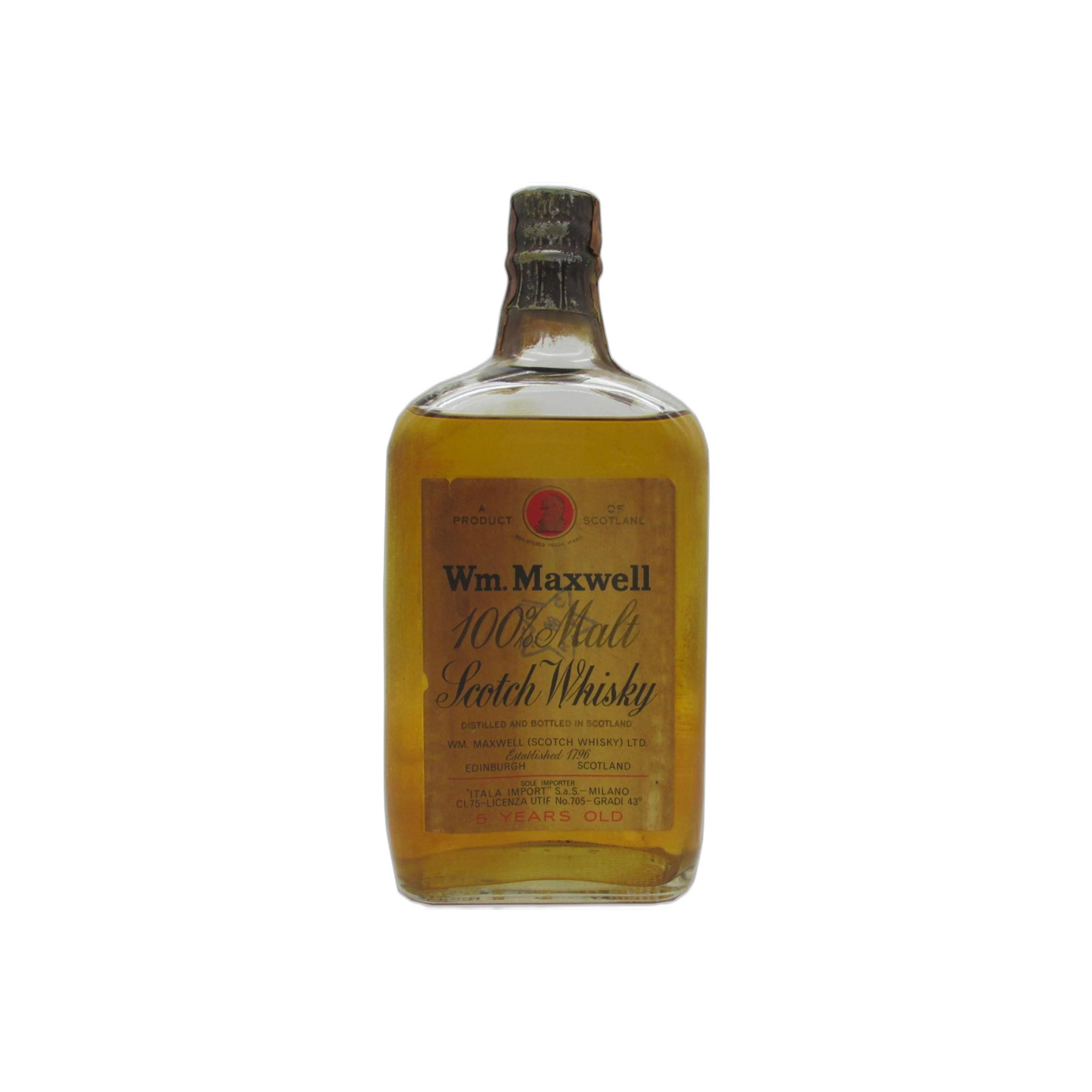 Wm. Maxwell 100% Malt Scotch Whisky