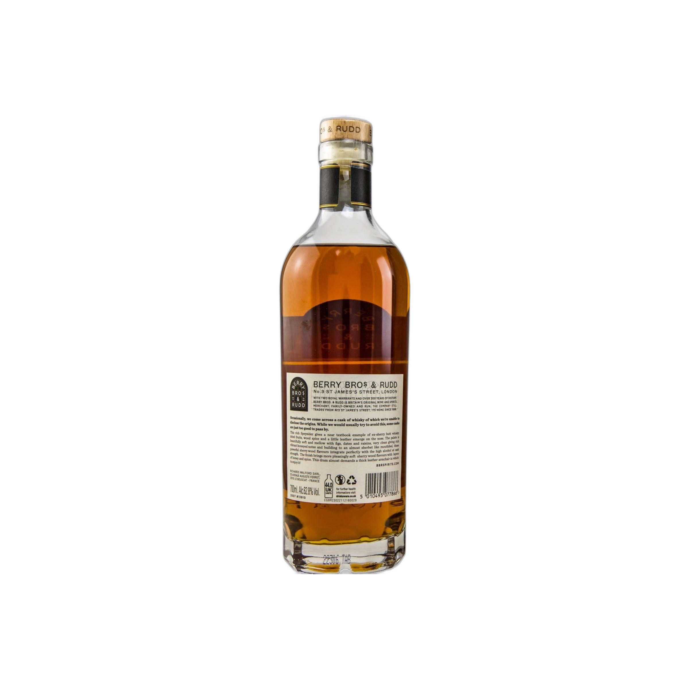 Berry Bros. & Rudd Single Cask 2007 15 Years Single Malt Whisky 2