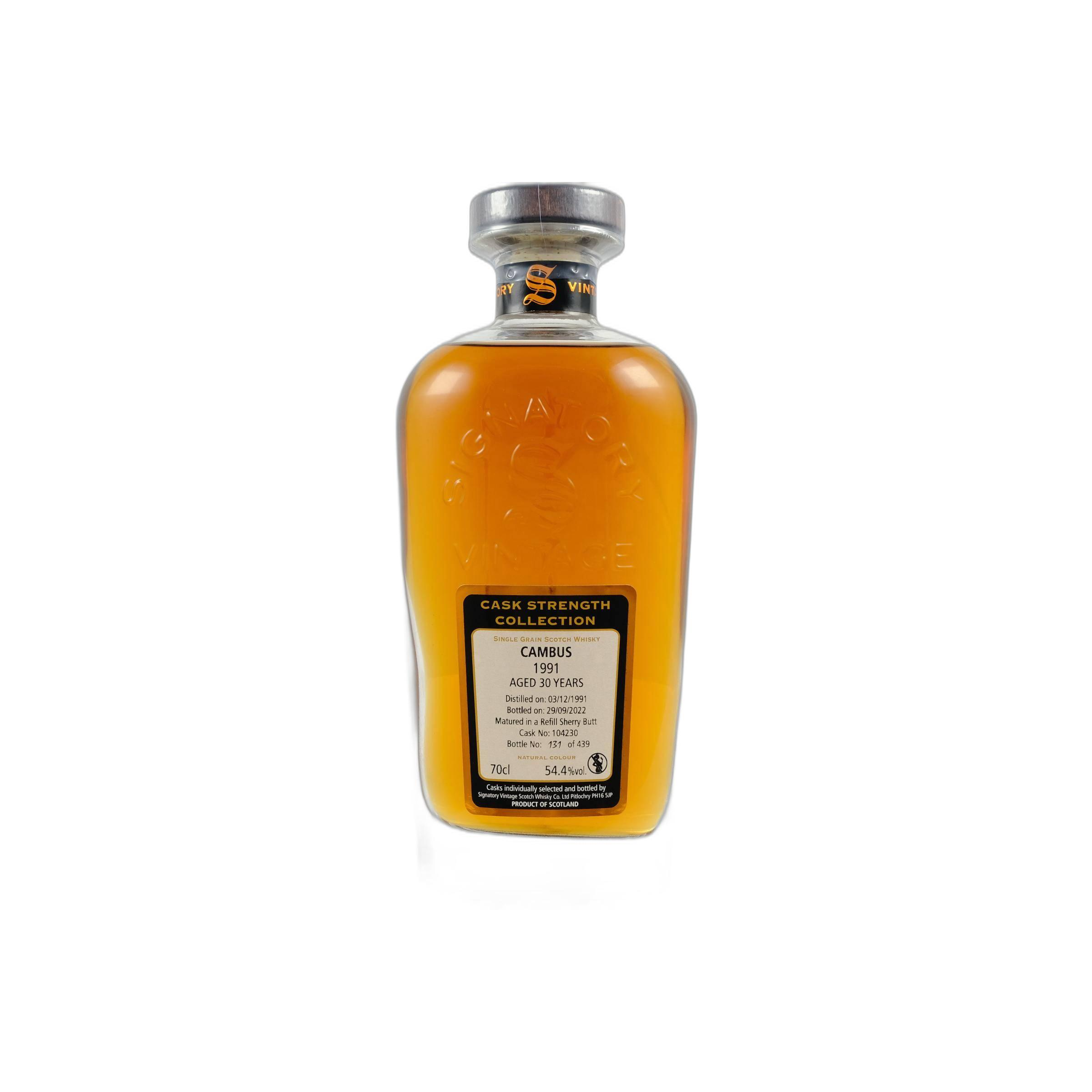 Cambus Cask Strength Collection 1991 30 Years Single Grain Whisky