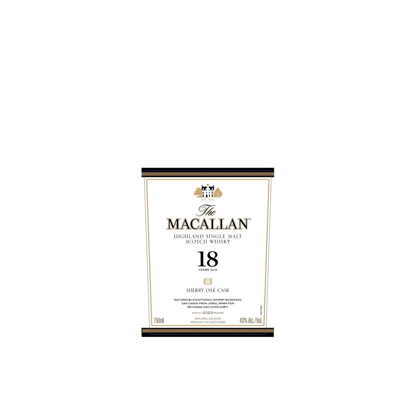 The Macallan 18 Years Single Malt Whisky