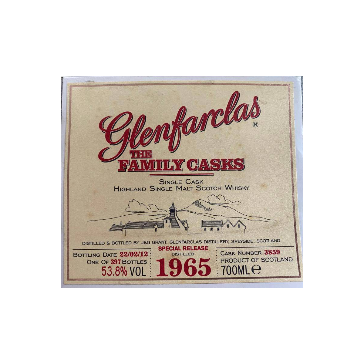 Glenfarclas 1965 46 Years Single Malt Whisky 3