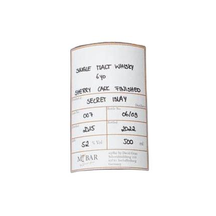 Secret Islay 2015 myBar