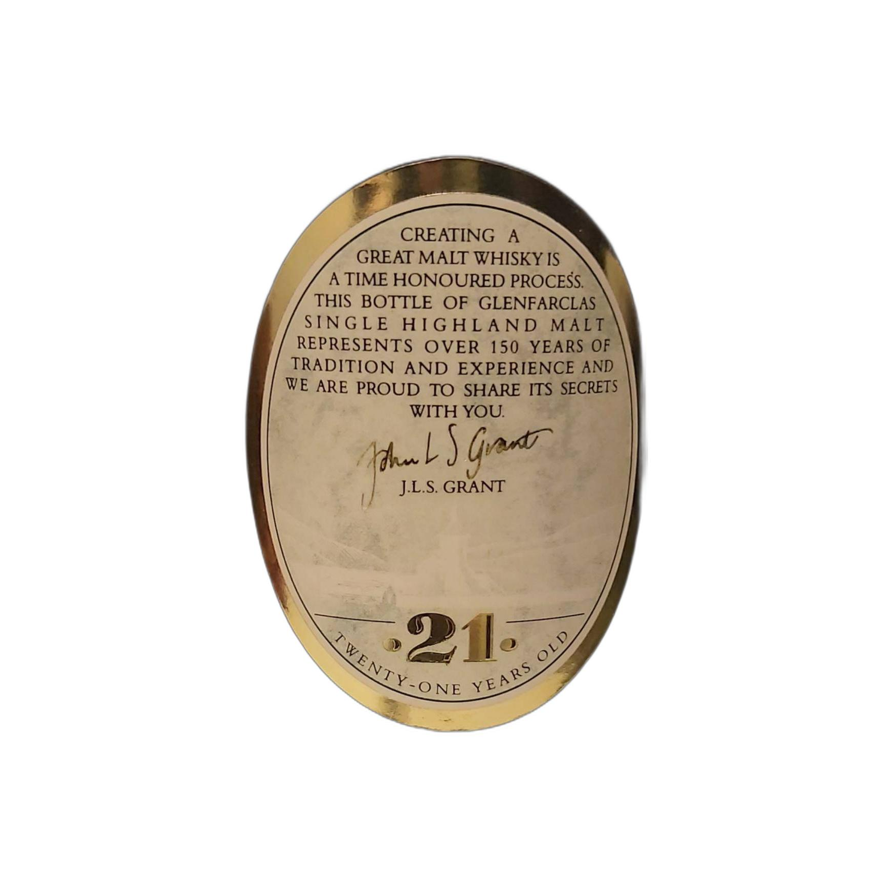 Glenfarclas 21 Years Single Malt Whisky 3