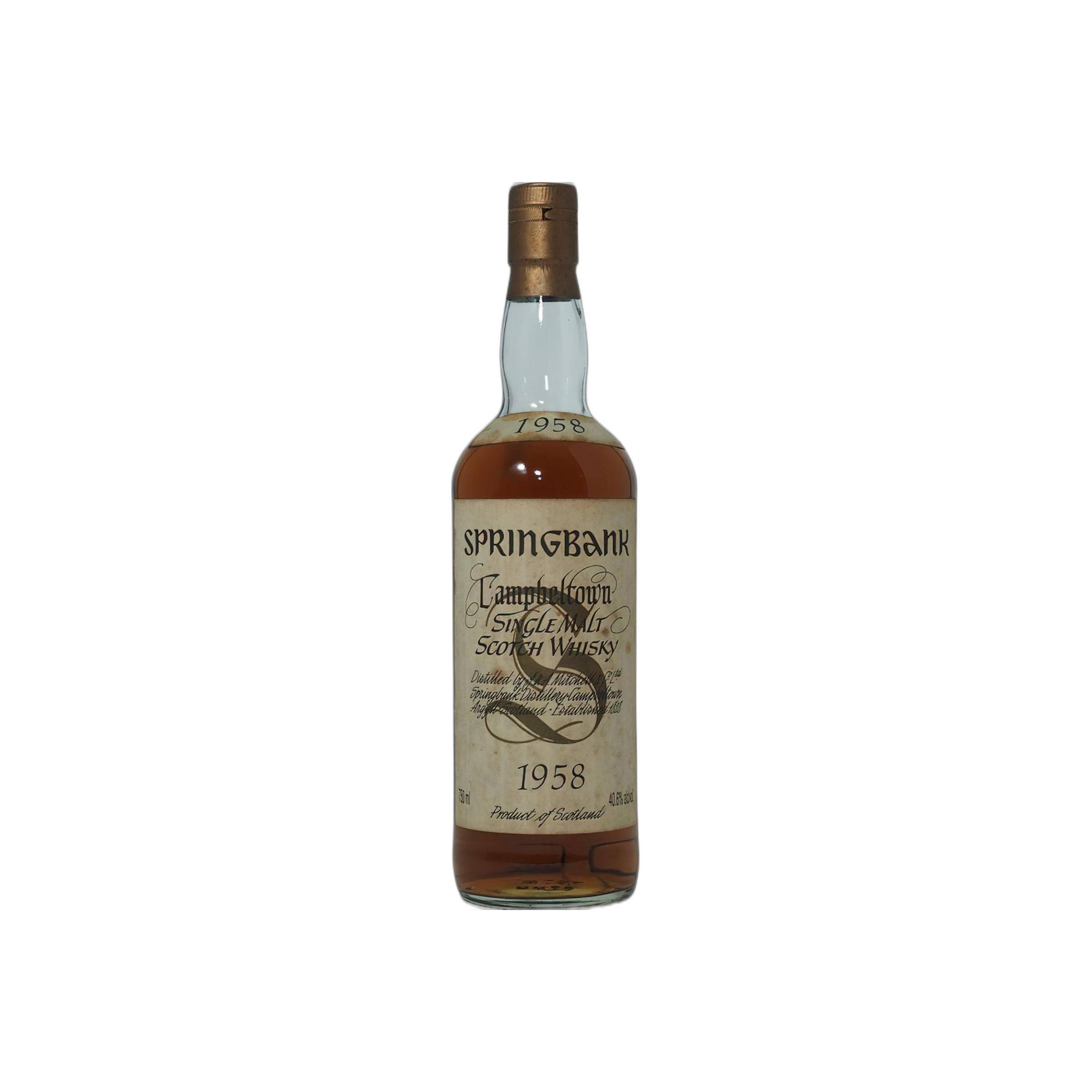 Springbank 1958 Single Malt Whisky