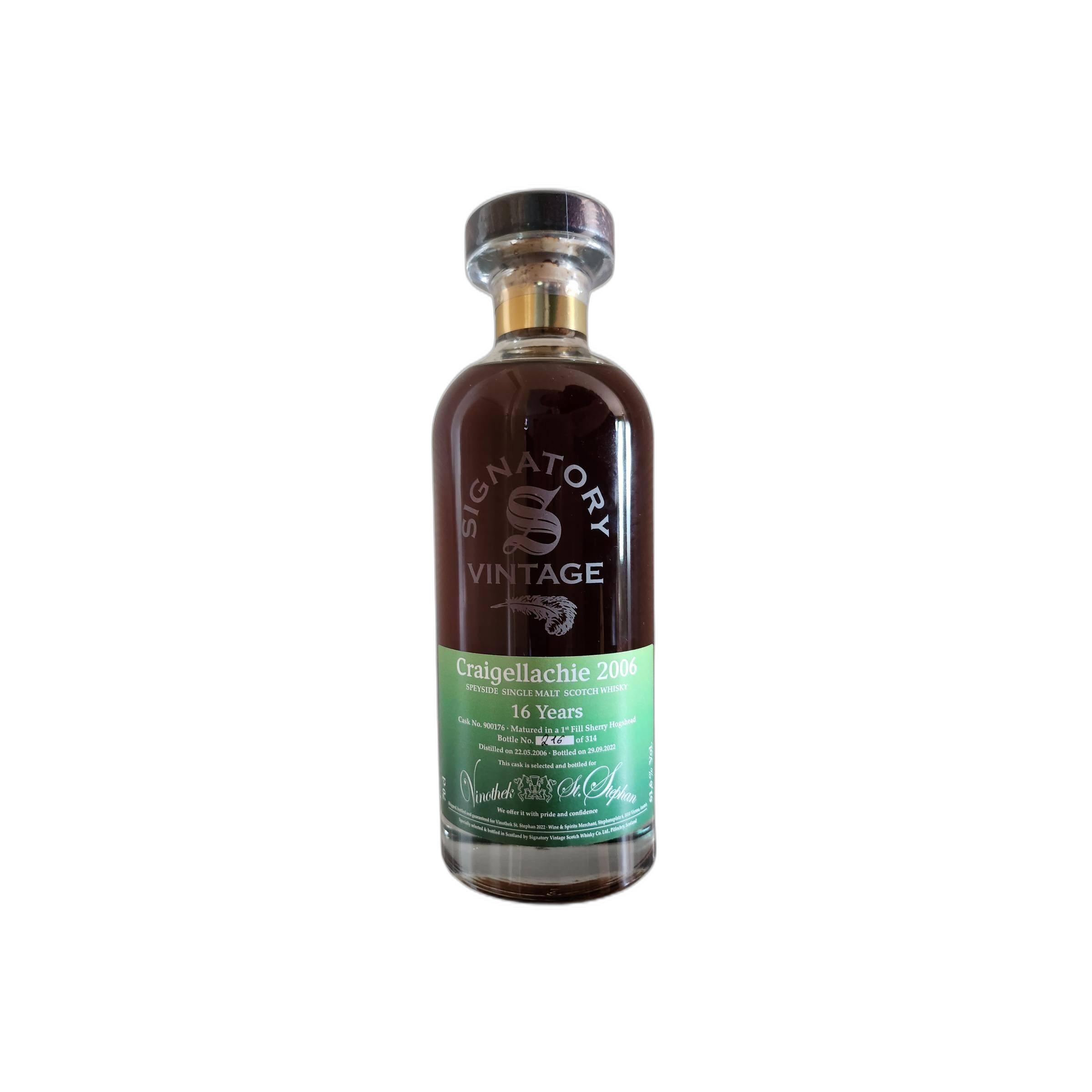 Signatory Vintage 2006 16 Years Single Malt Whisky