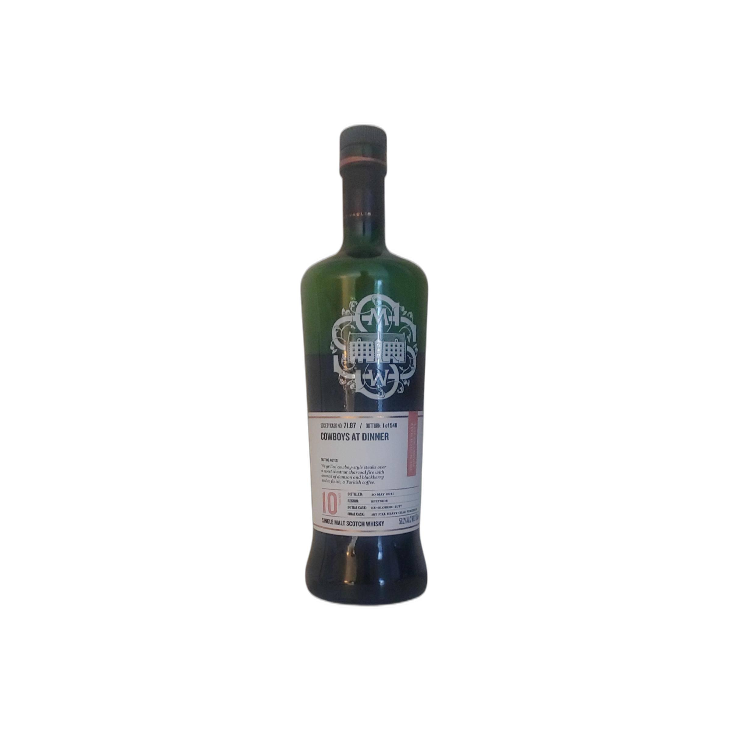 The Scotch Malt Whisky Society 2011 10 Years Single Malt Whisky