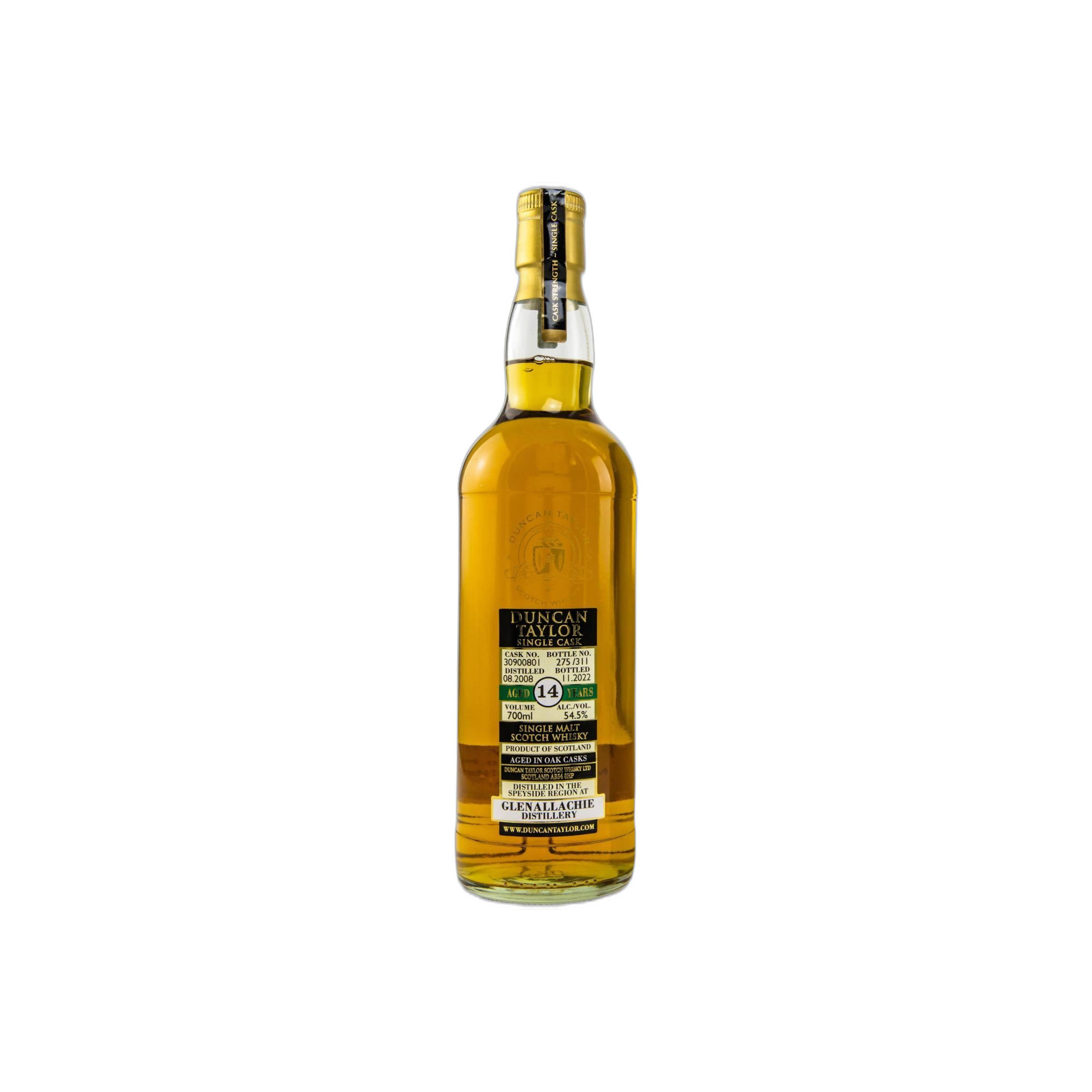 The GlenAllachie Single Cask 2008 14 Years Single Malt Whisky