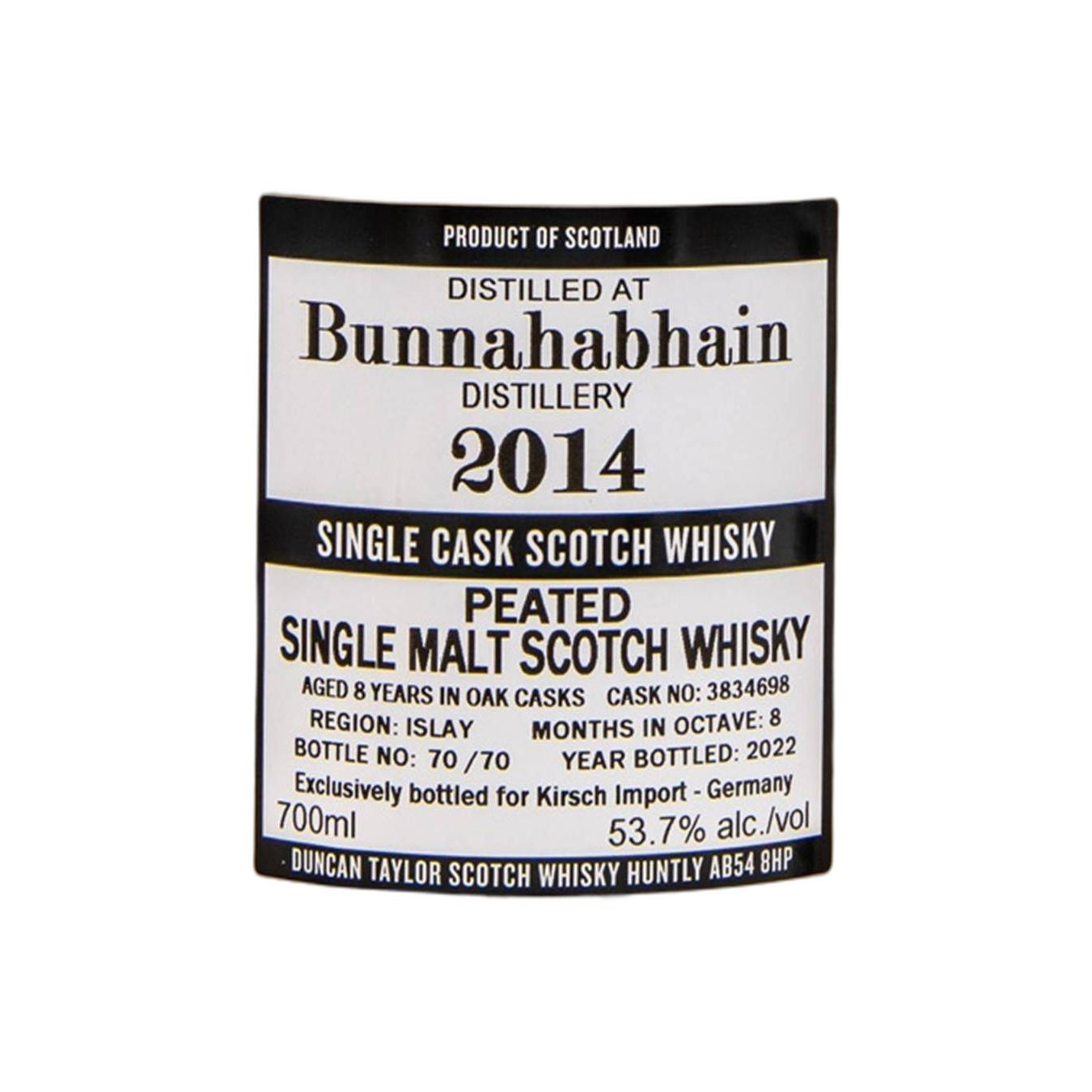Bunnahabhain The Octave 2014 8 Years Single Malt Whisky 3