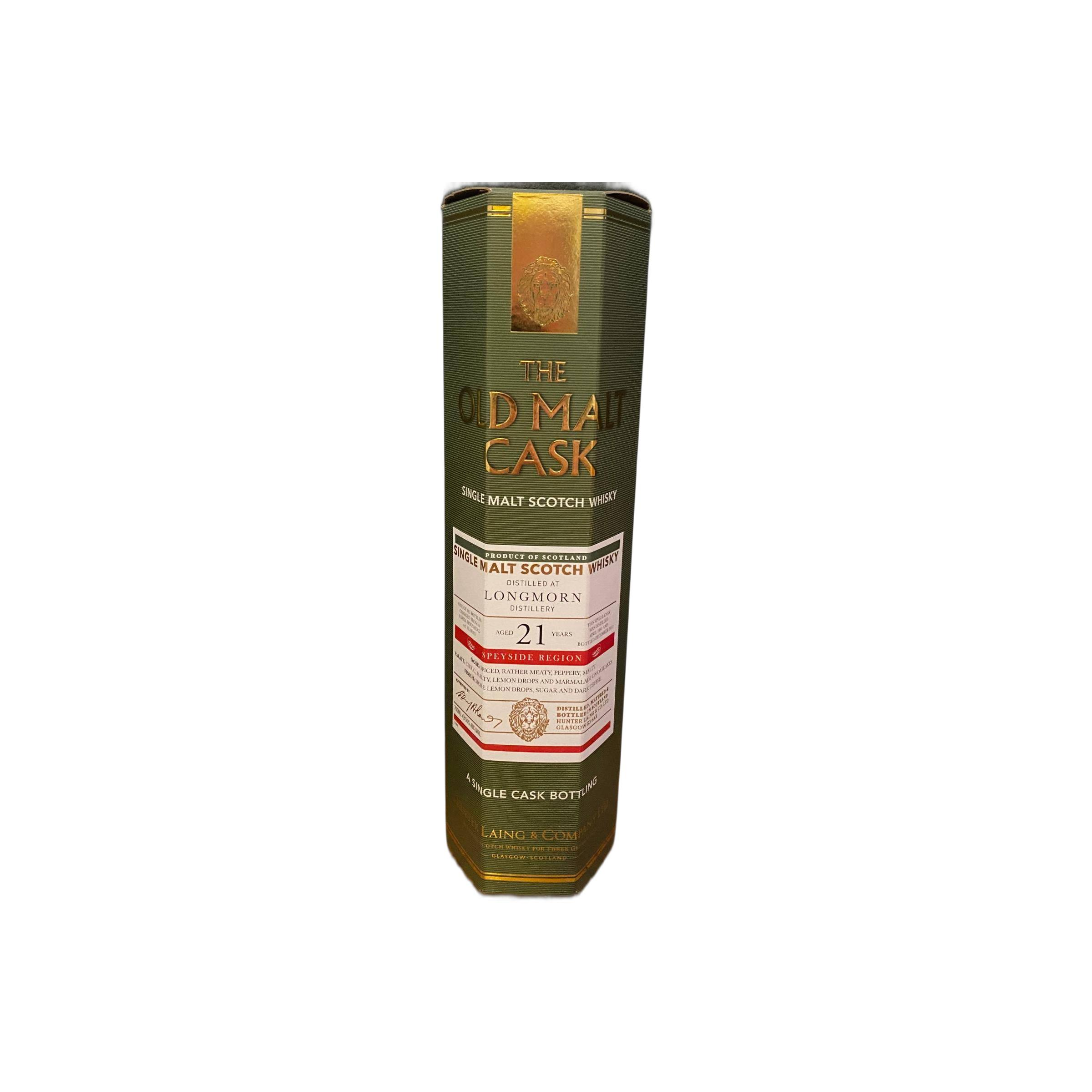 Longmorn Old Malt Cask 1991 21 Years Single Malt Whisky 2