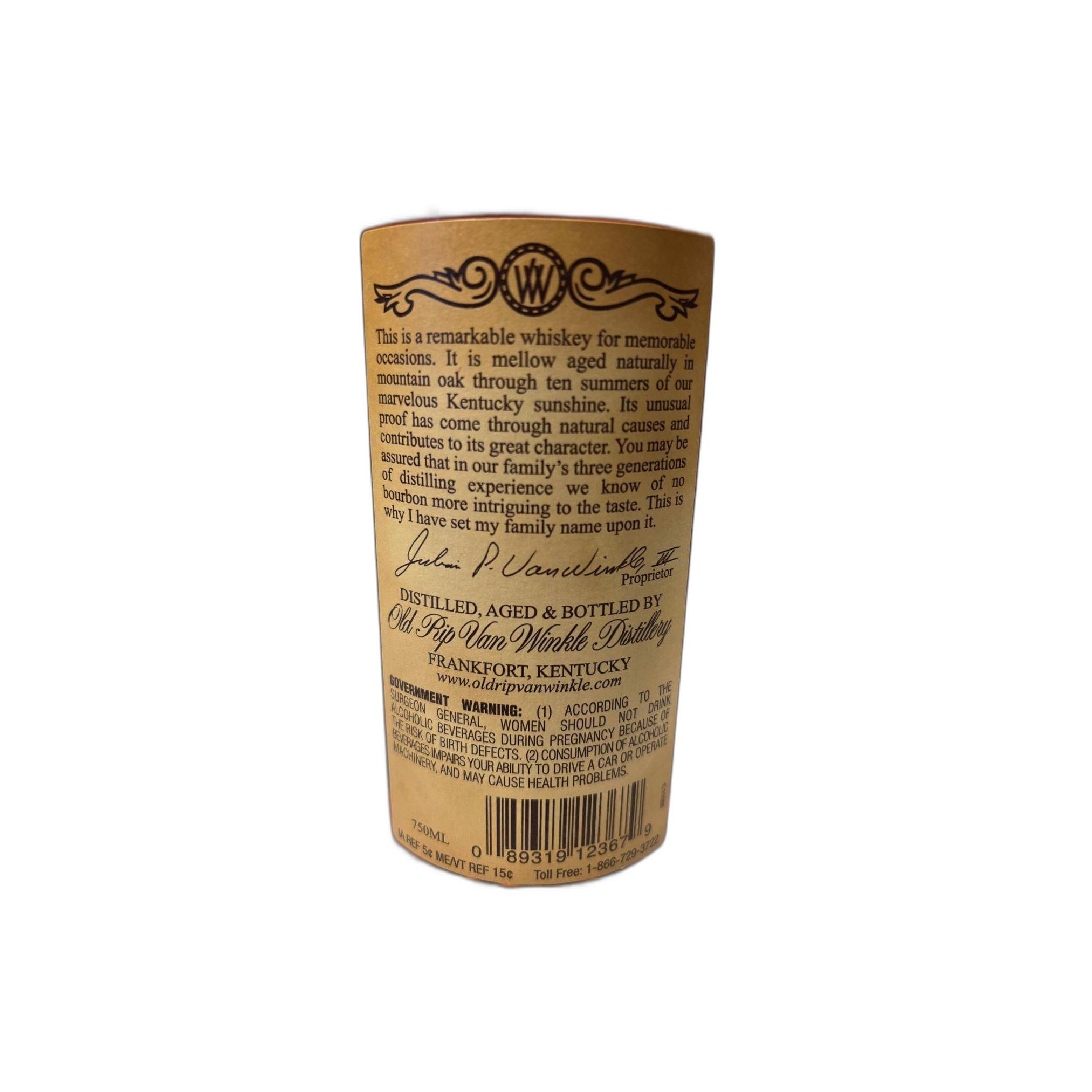 Pappy Van Winkle's 10 Years Bourbon Whisky 3