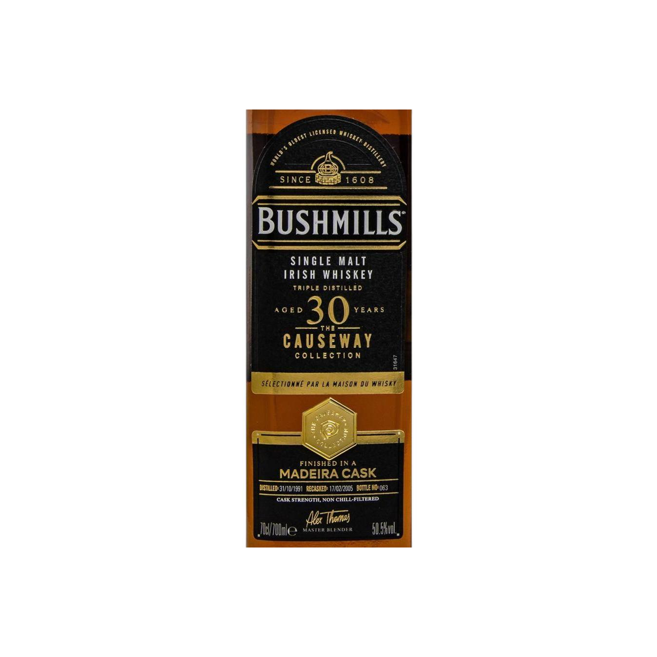 Bushmills 1991 30 Years Single Malt Whisky 3