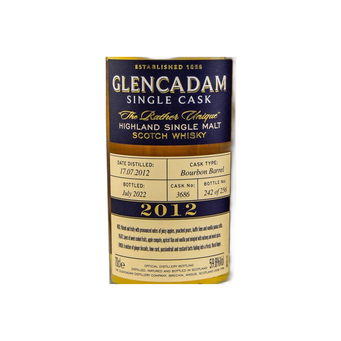 Glencadam Single Cask 2012 10 Years Single Malt Whisky 3