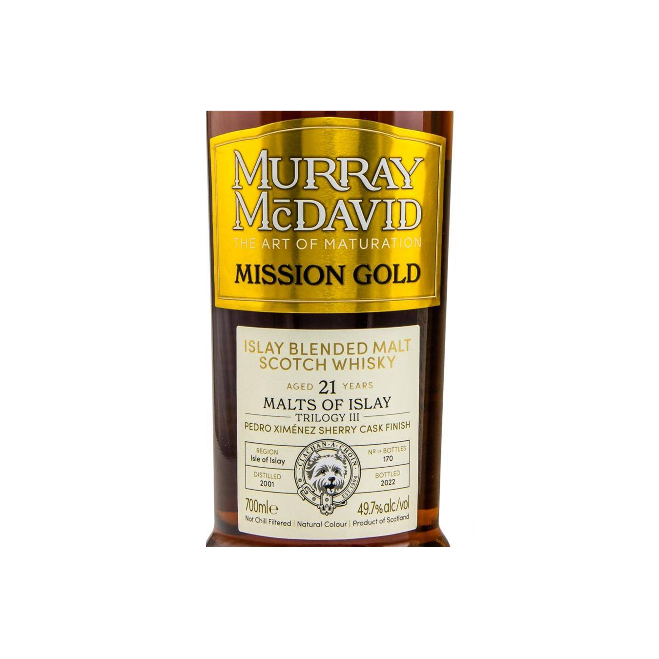 Murray McDavid 2001 21 Years Blended Malt Whisky 3