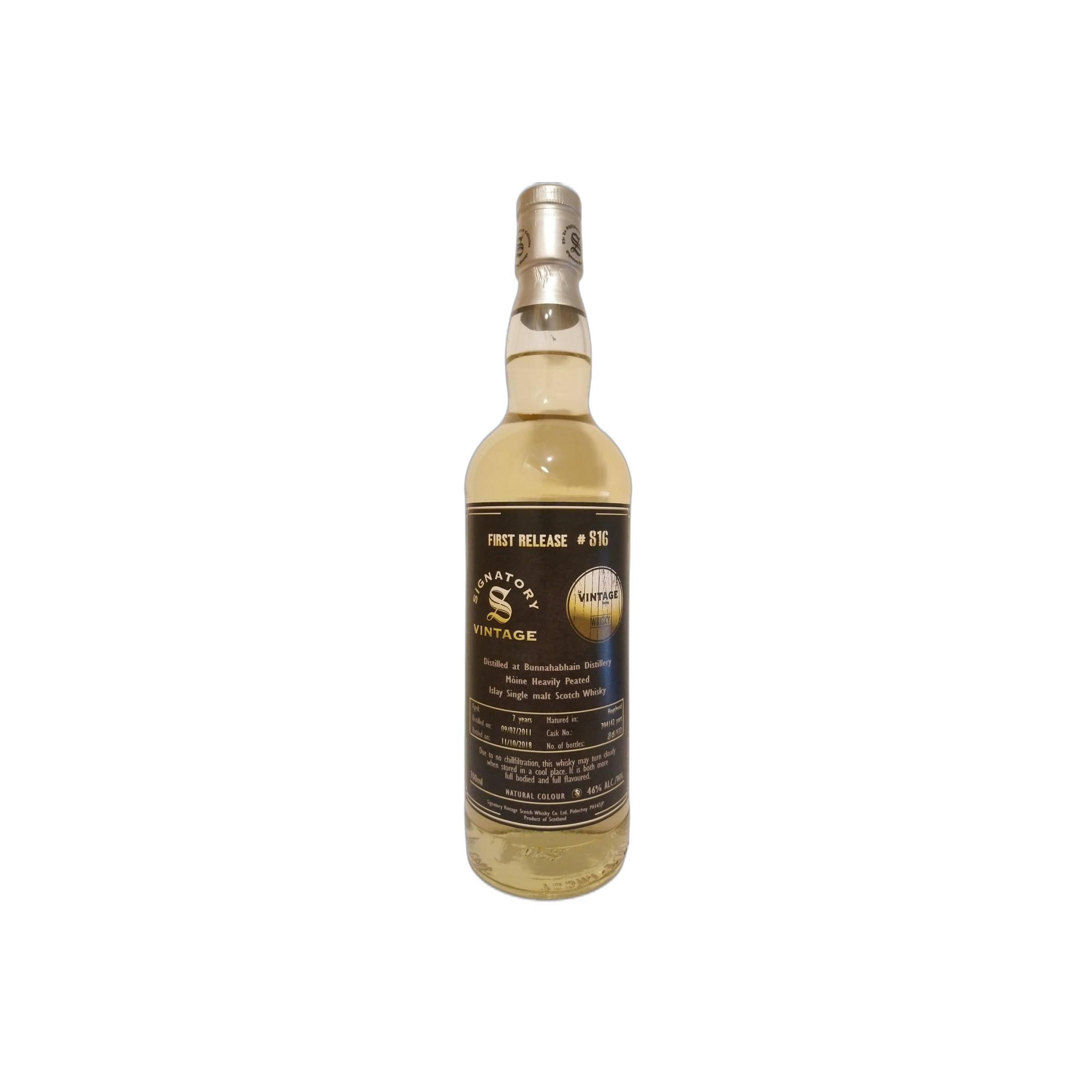 Bunnahabhain The Un-Chillfiltered Collection 2011 7 Years Single Malt Whisky