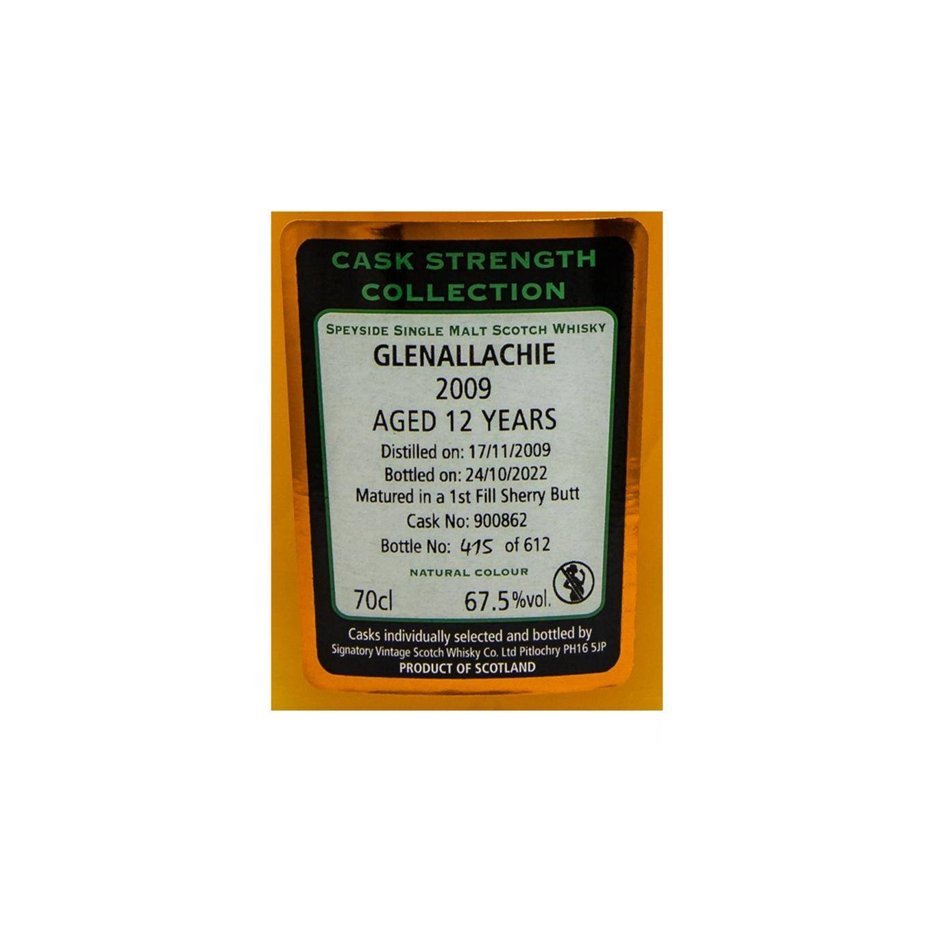 The GlenAllachie Cask Strength Collection 2009 12 Years Single Malt Whisky 3