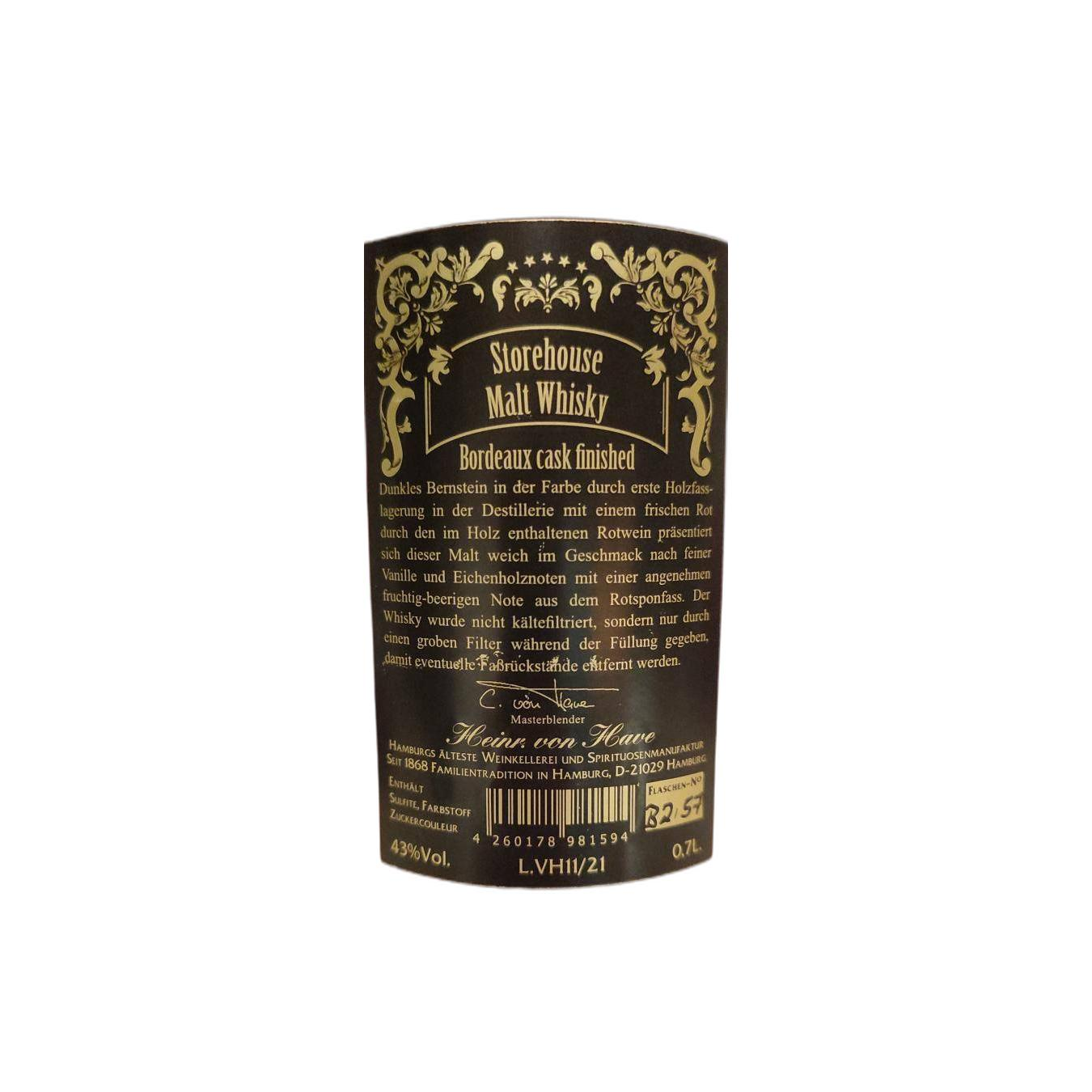 Storehouse Malt Whisky 3