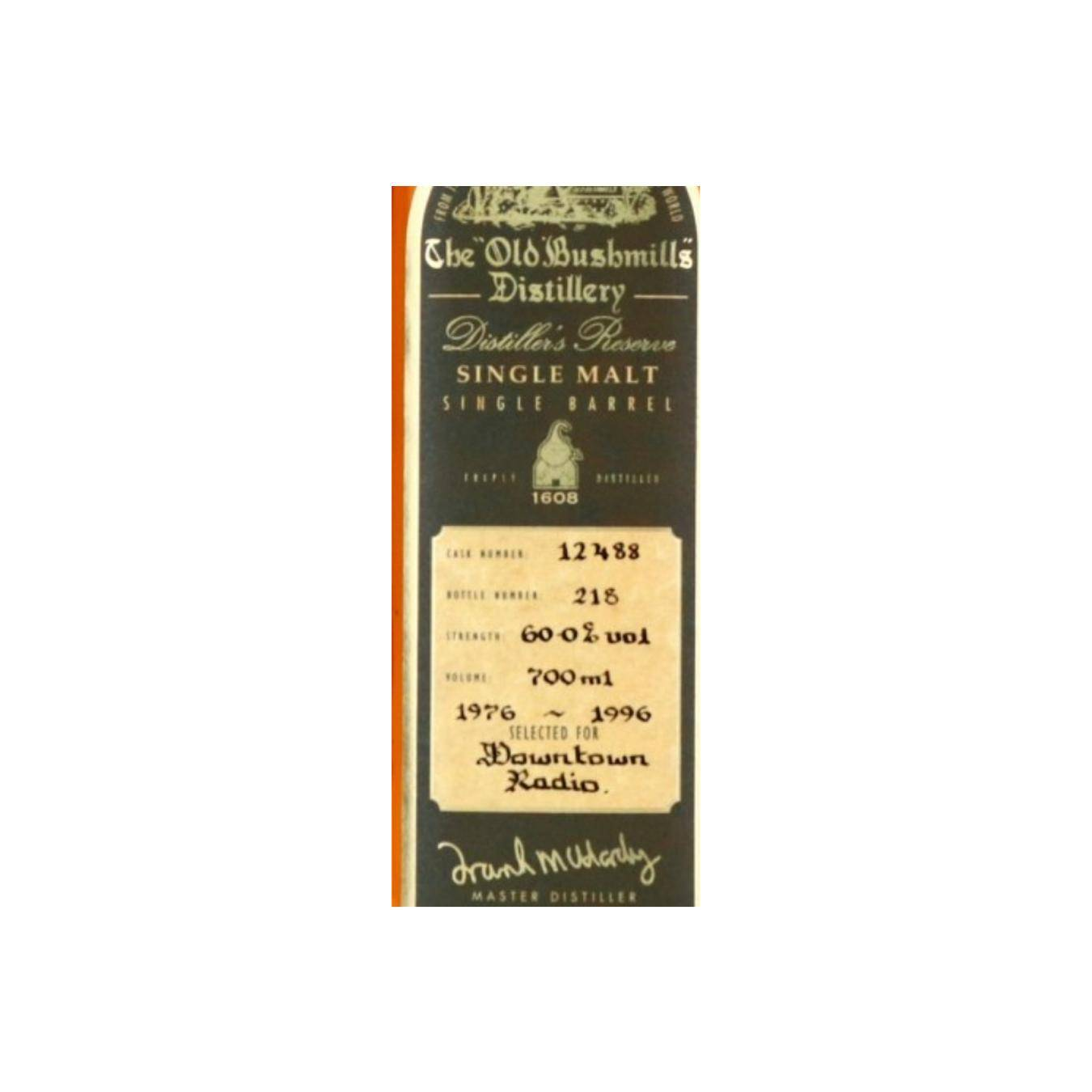 Bushmills Single Cask 1976 20 Years Single Malt Whisky 2