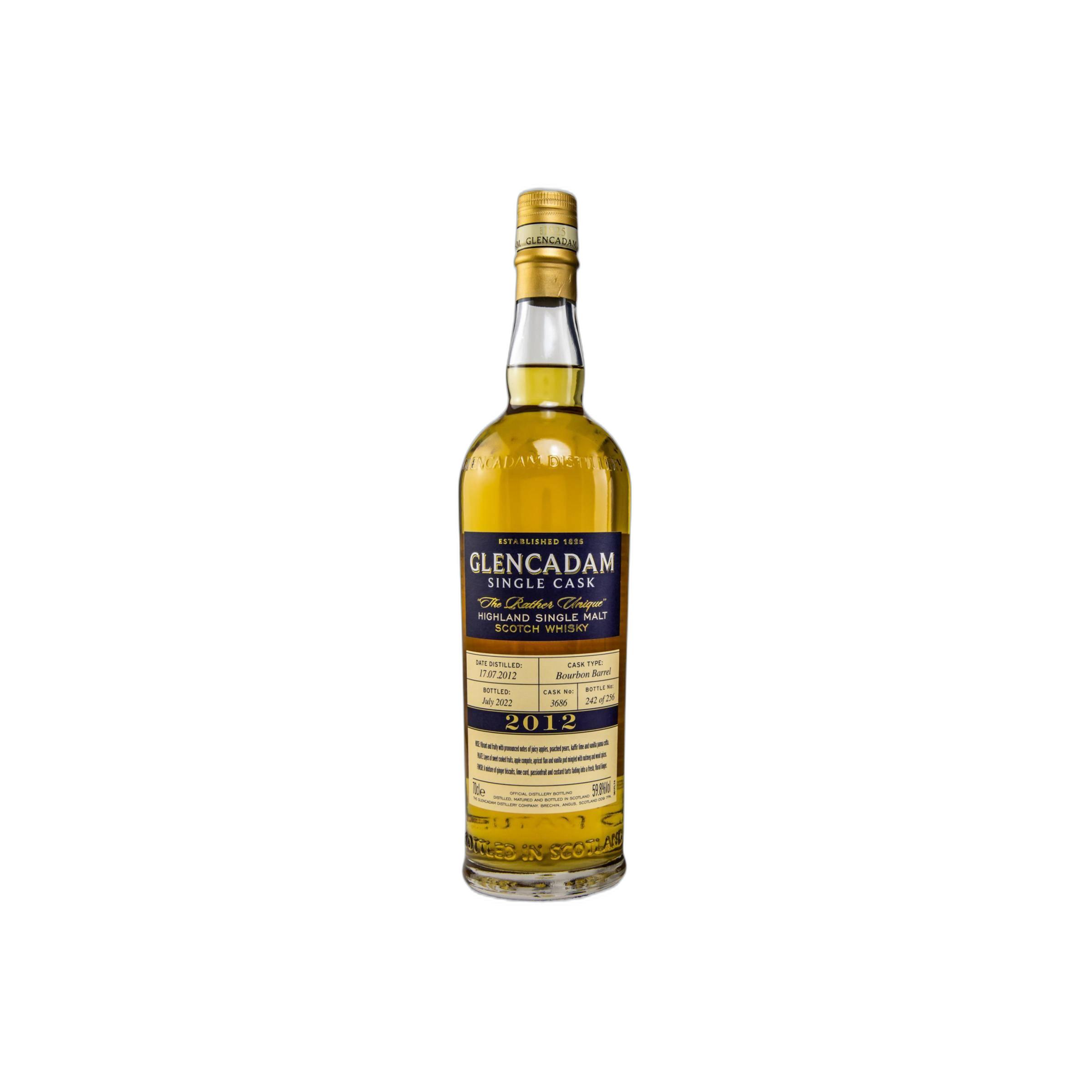 Glencadam Single Cask 2012 10 Years Single Malt Whisky