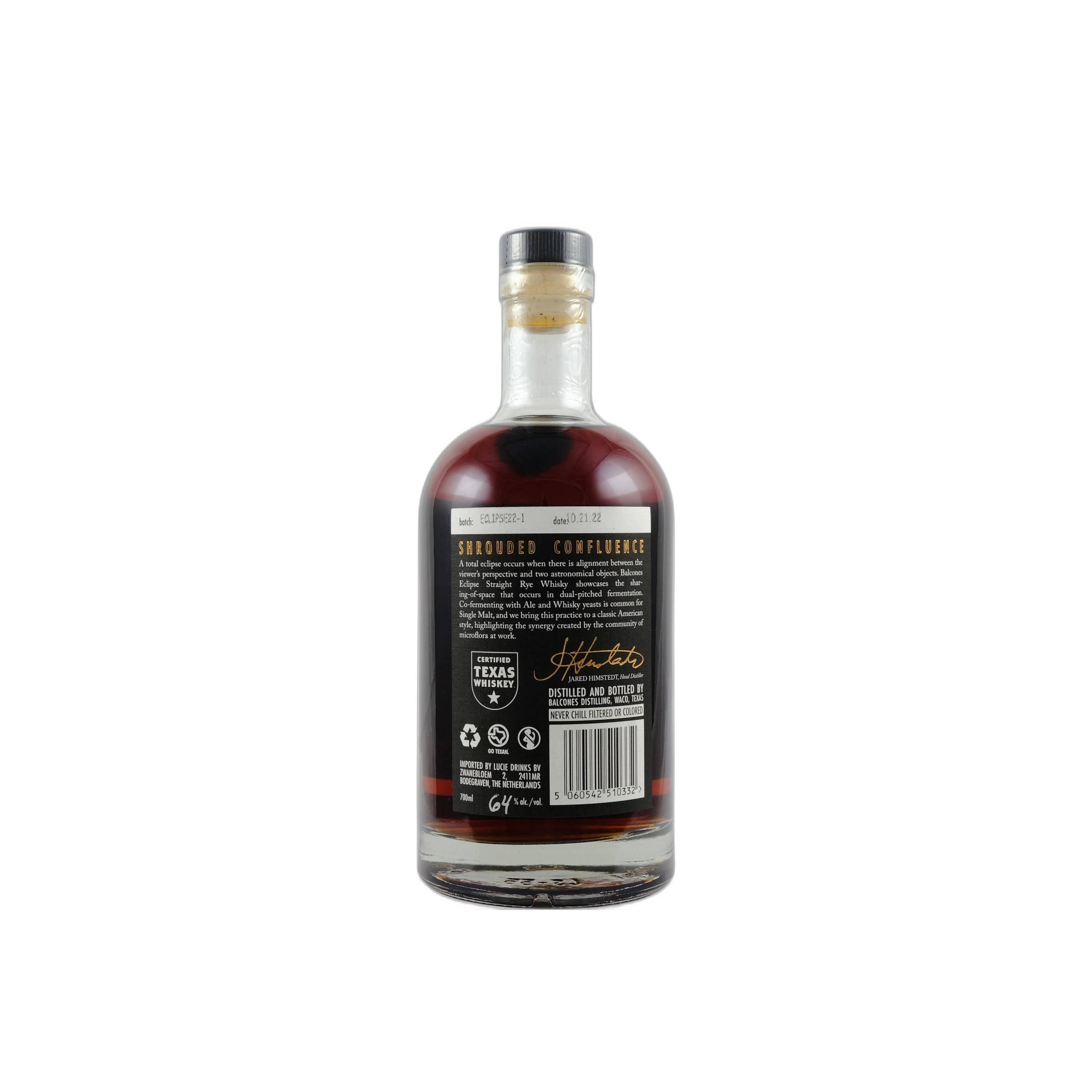 Balcones 4 Years Rye Whisky 2