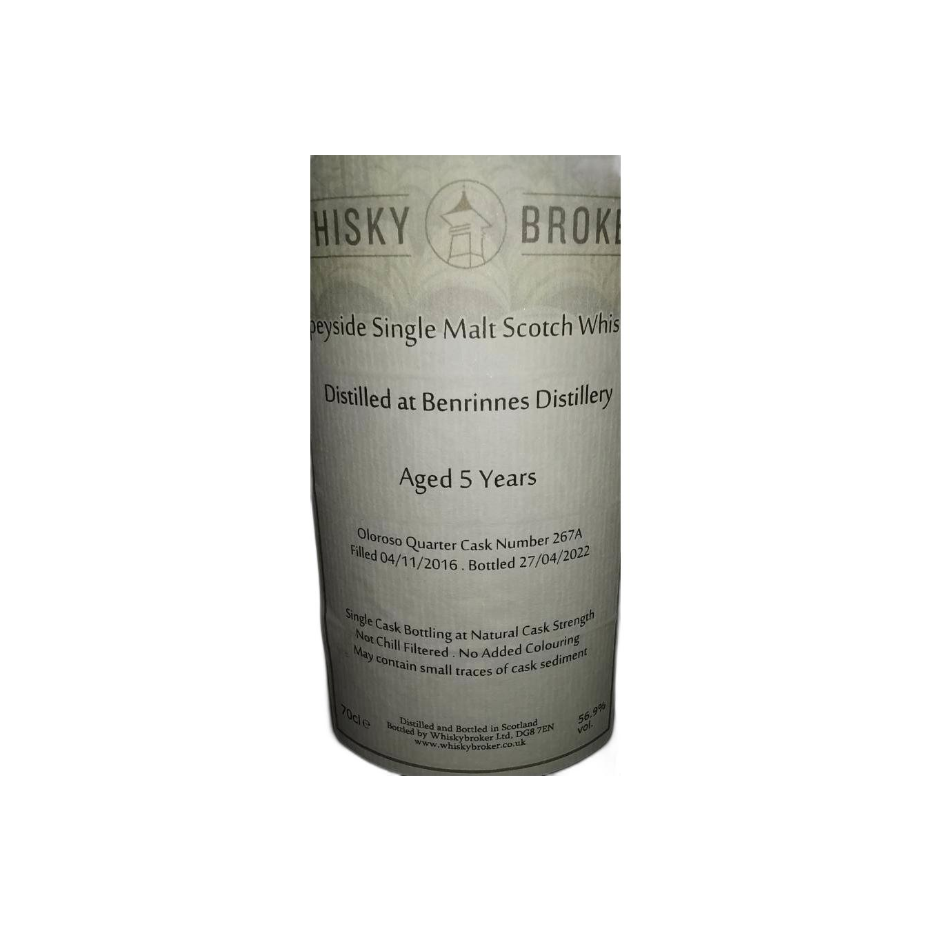 Benrinnes 2016 5 Years Single Malt Whisky
