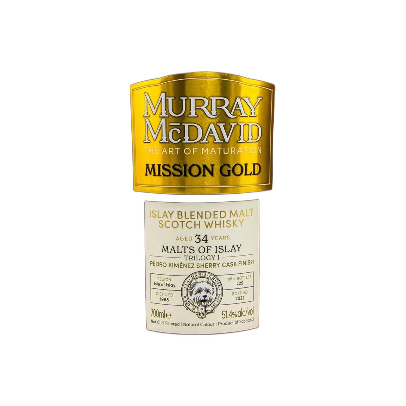 Murray McDavid 1988 34 Years Blended Malt Whisky 3