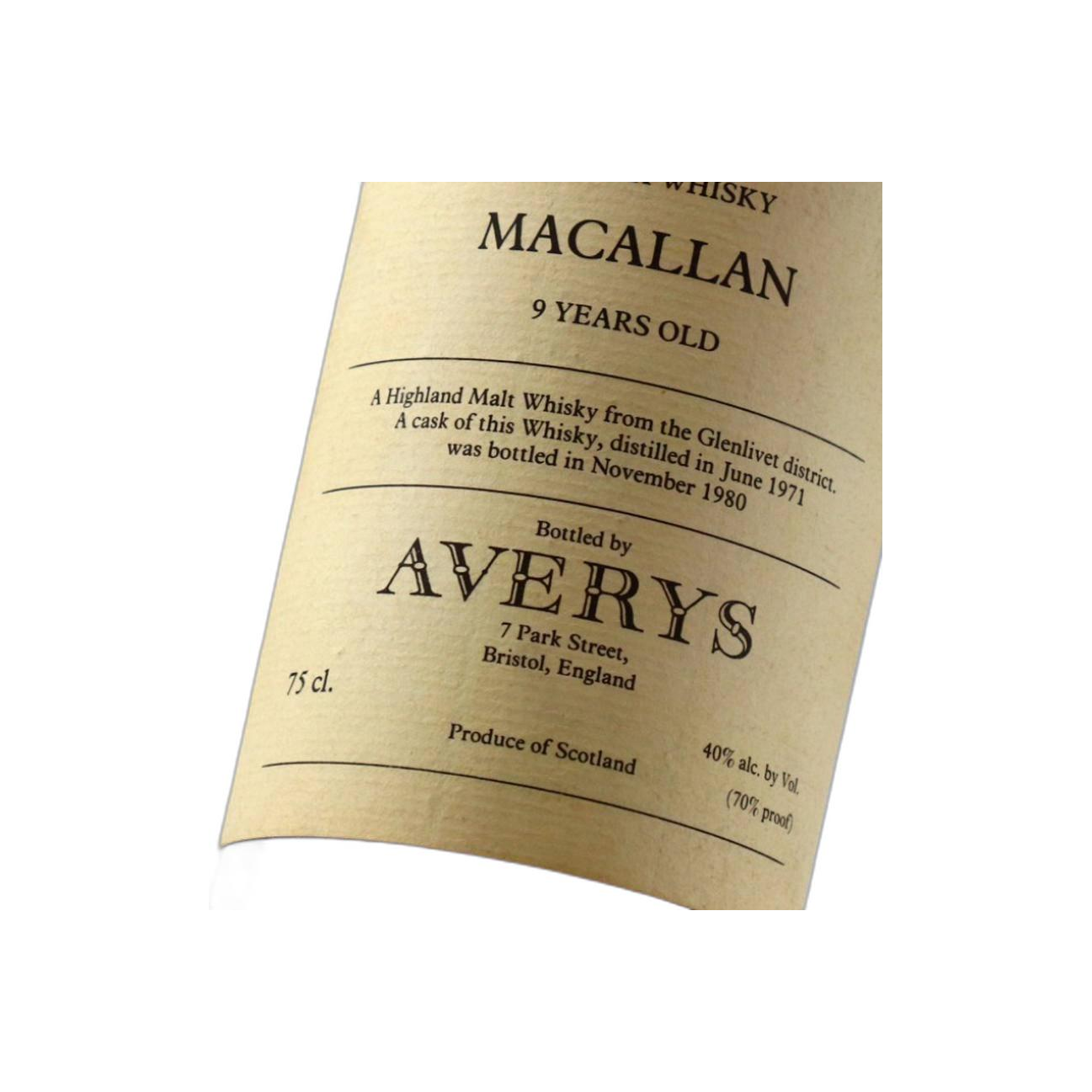 The Macallan 1971 9 Years Single Malt Whisky 2
