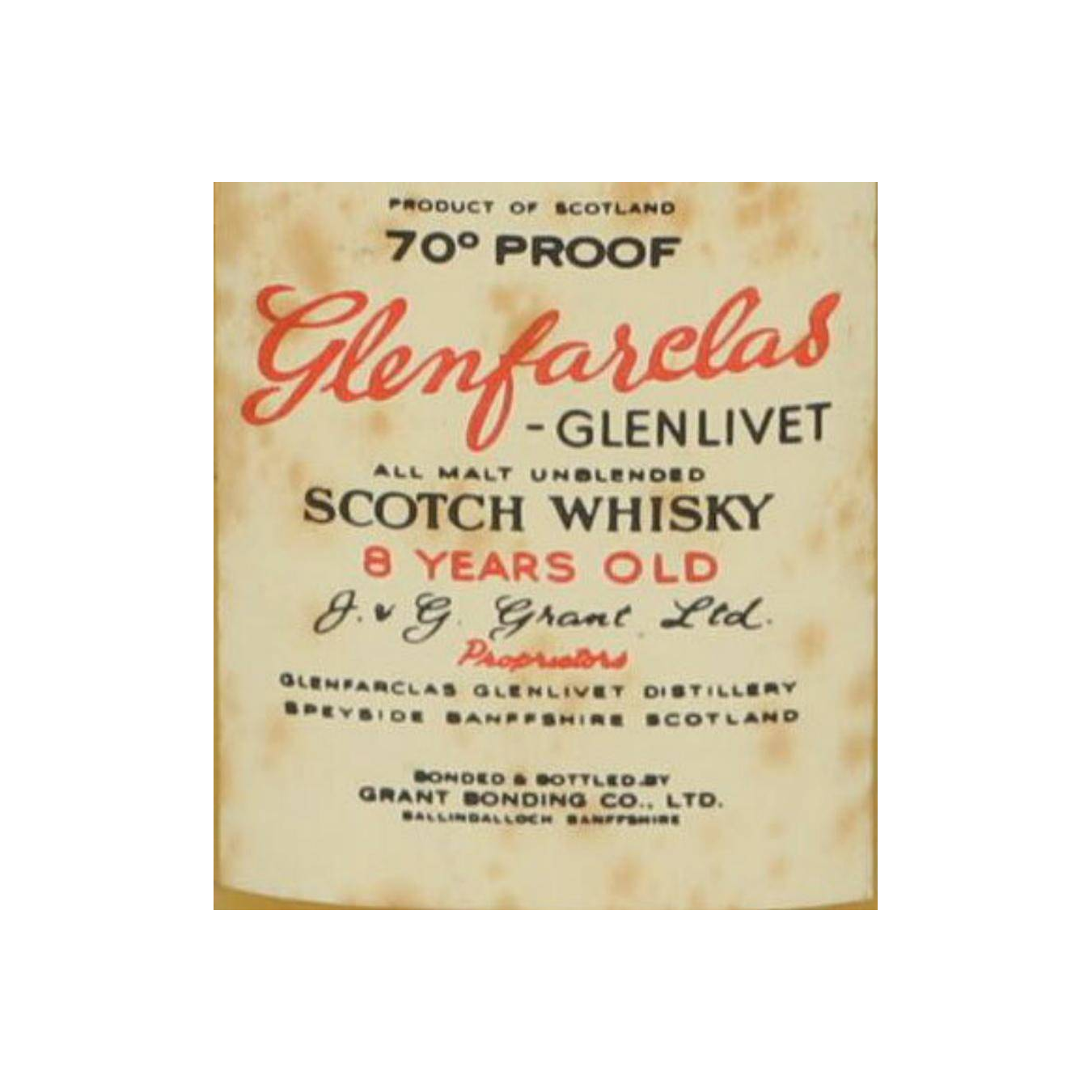 Glenfarclas 8 Years Single Malt Whisky