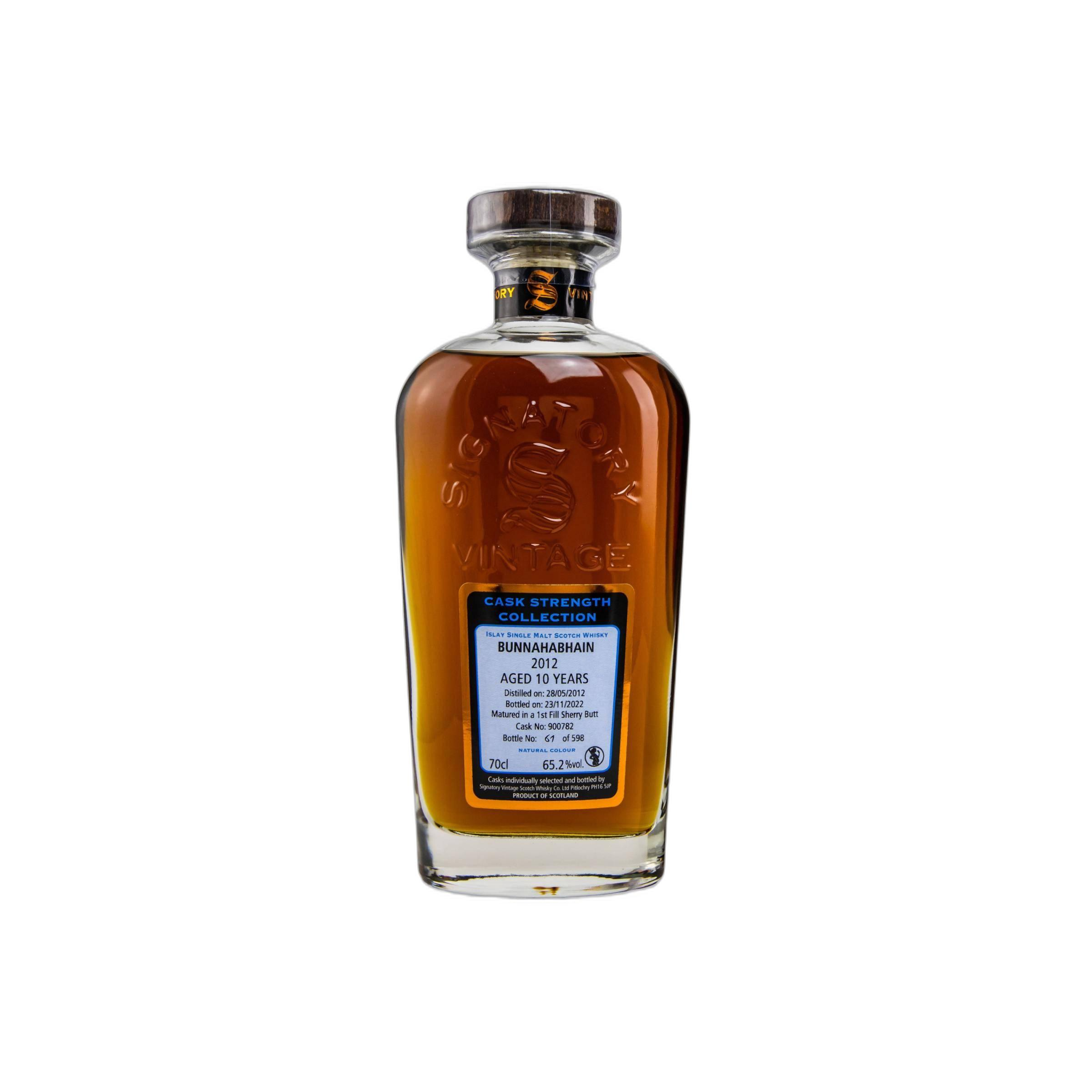 Bunnahabhain Cask Strength Collection 2012 10 Years Single Malt Whisky