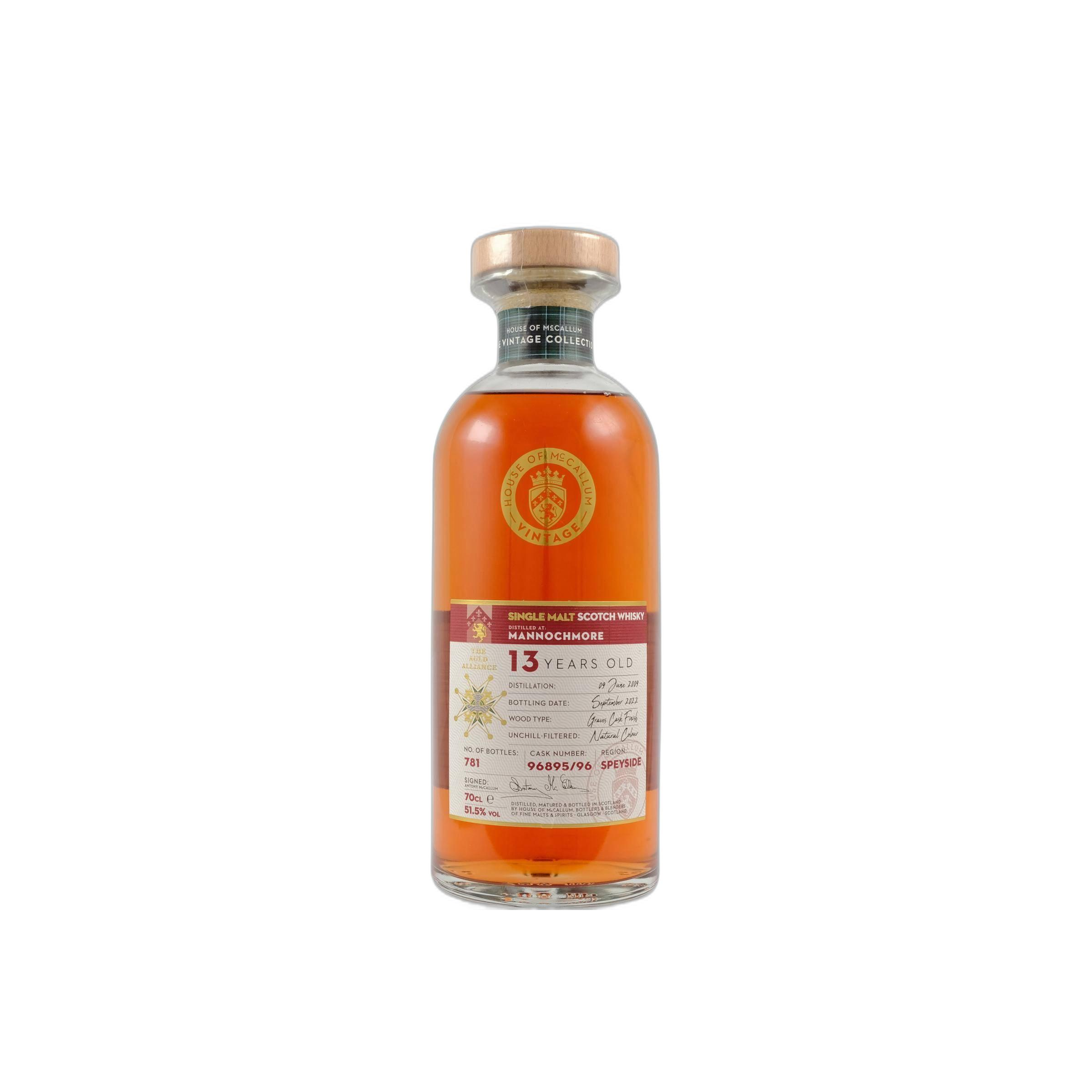 Mannochmore 2009 13 Years Single Malt Whisky