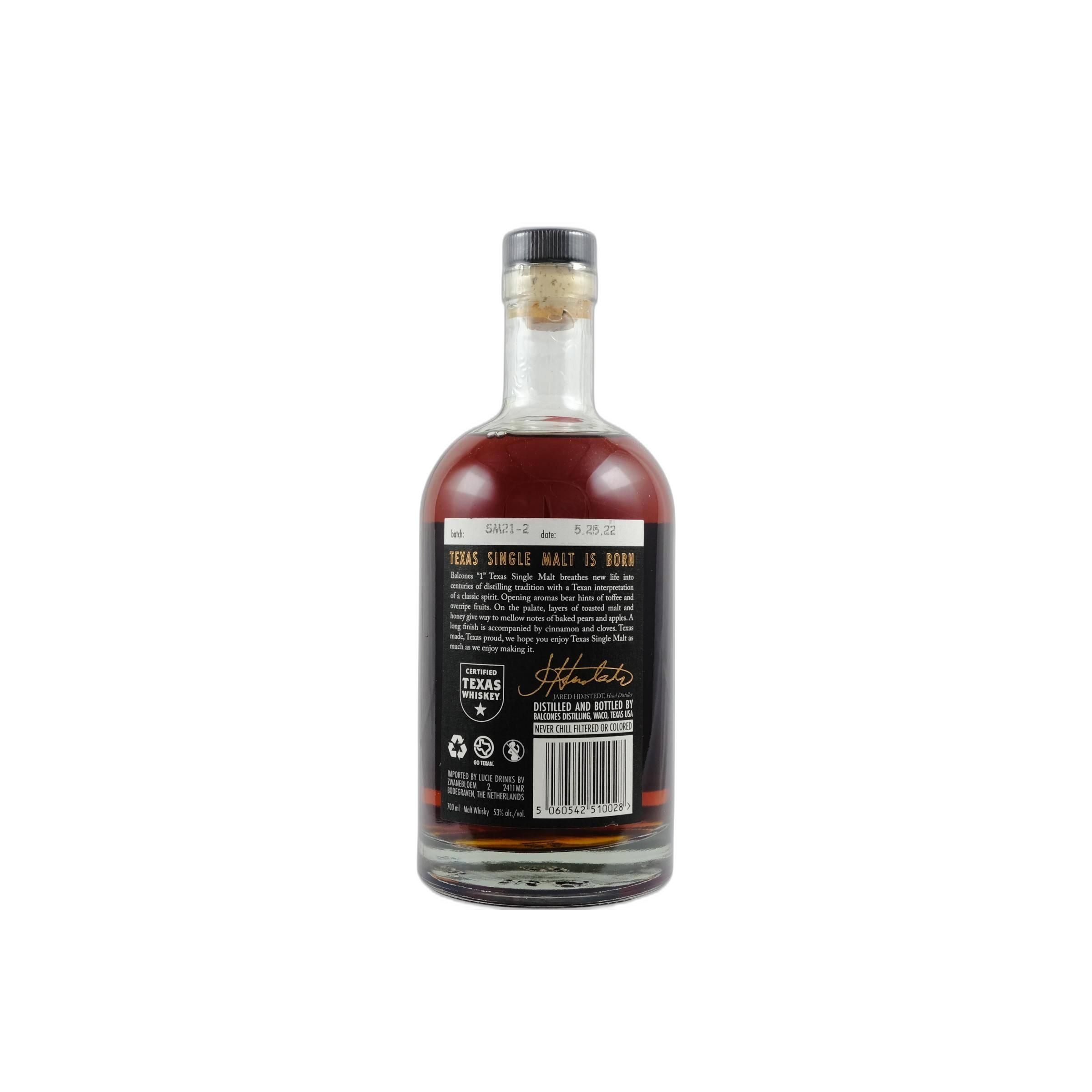 Balcones Single Malt Whisky 2