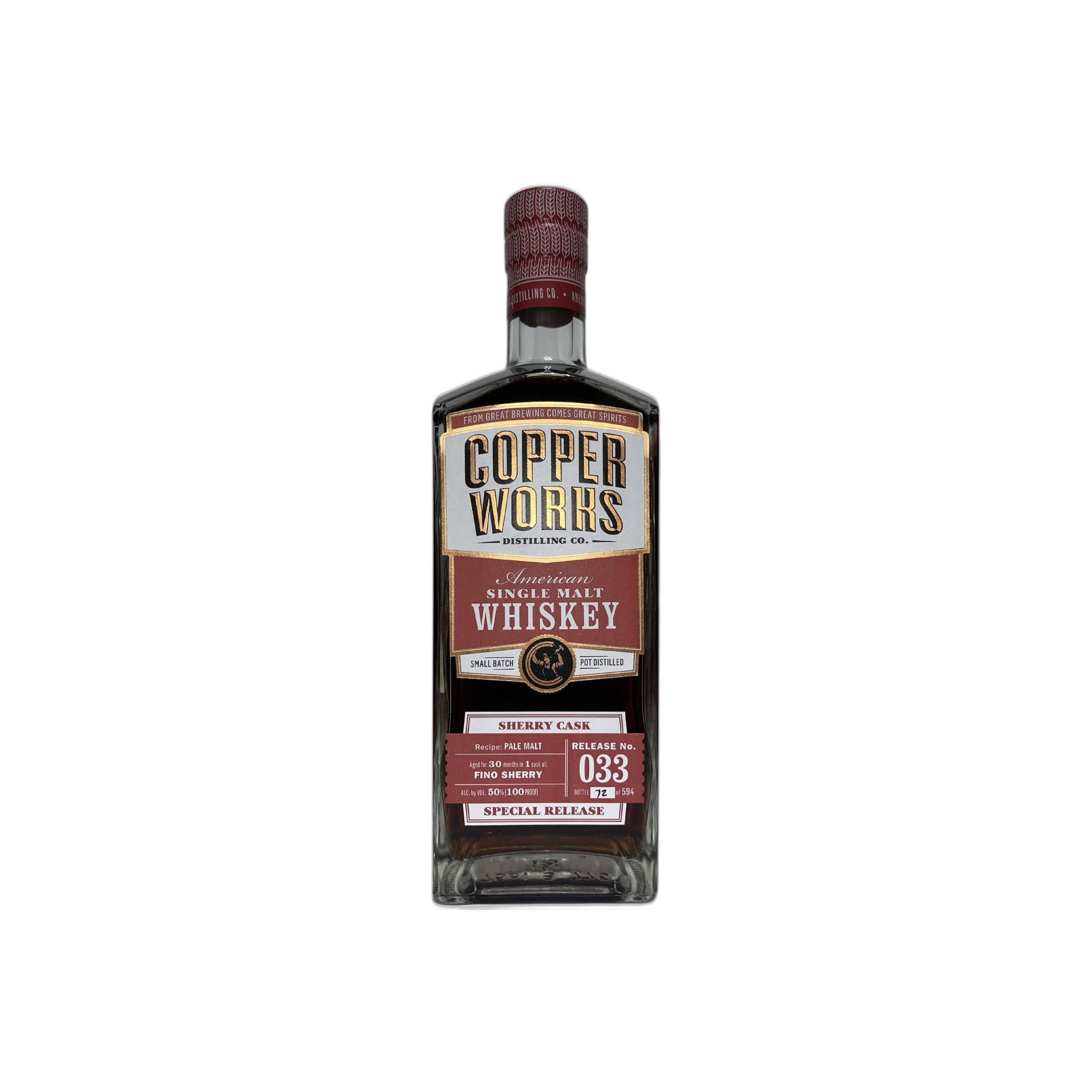 Copperworks American Single Malt Whiskey
