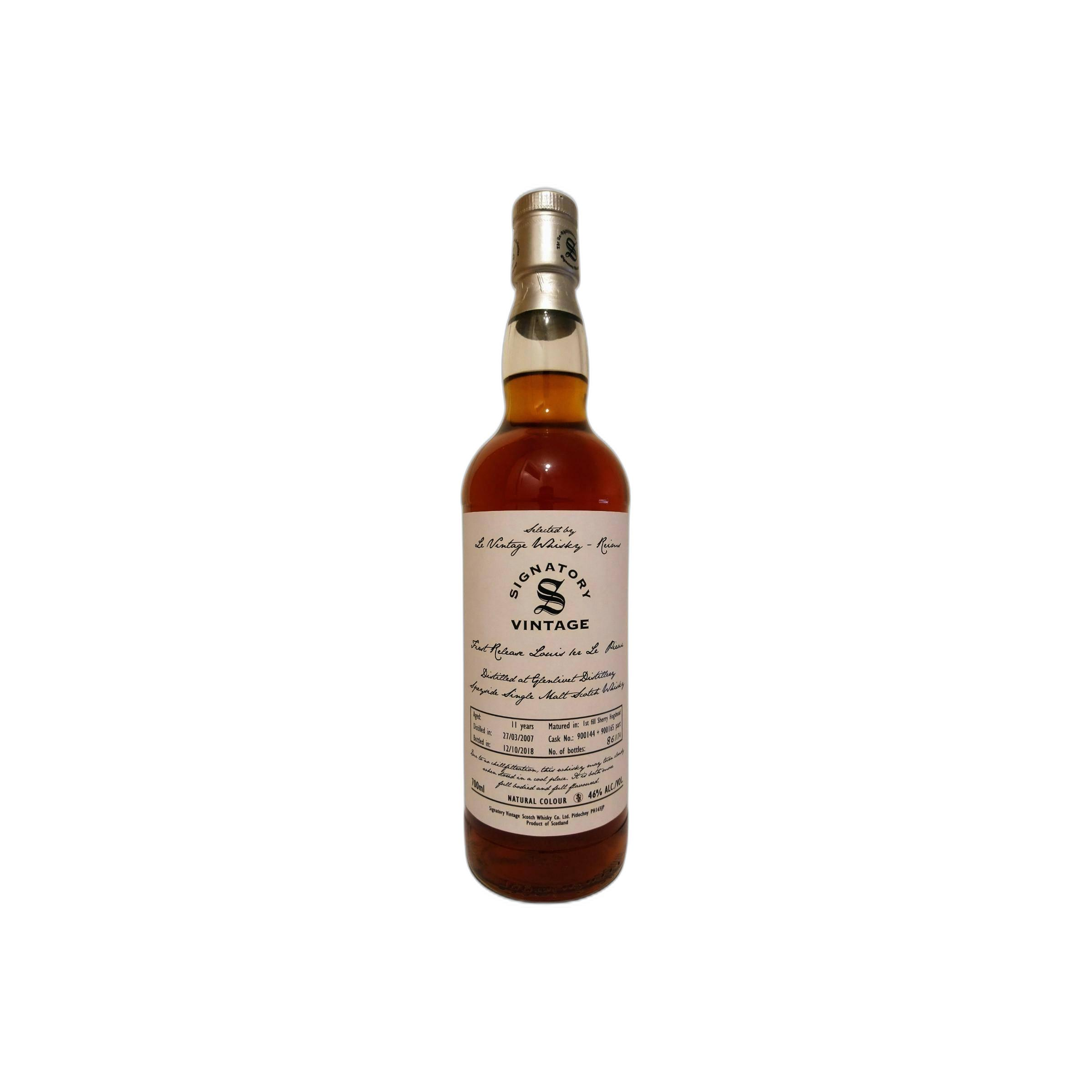 The Glenlivet The Un-Chillfiltered Collection 2007 11 Years Single Malt Whisky