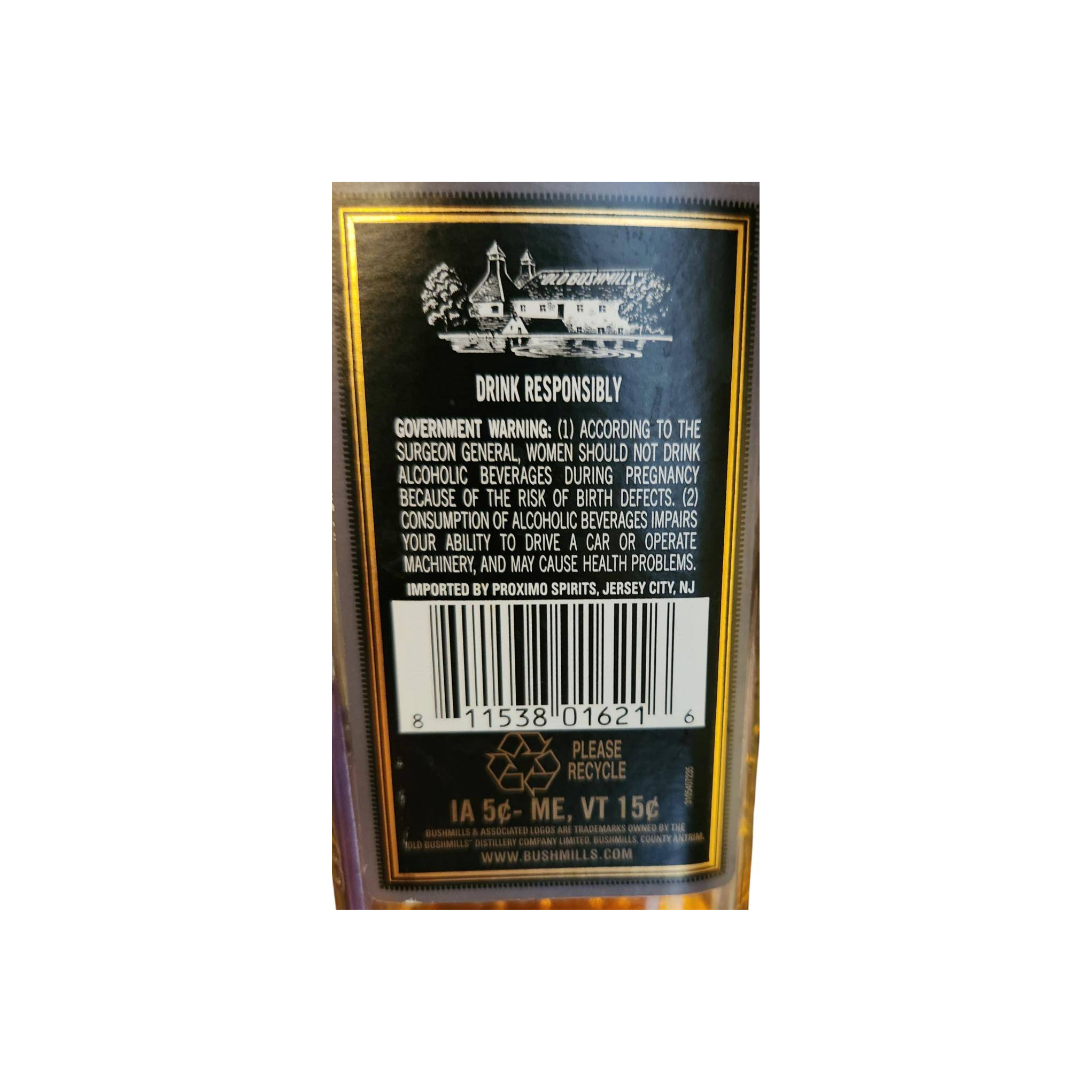 Bushmills Blended Whisky 2