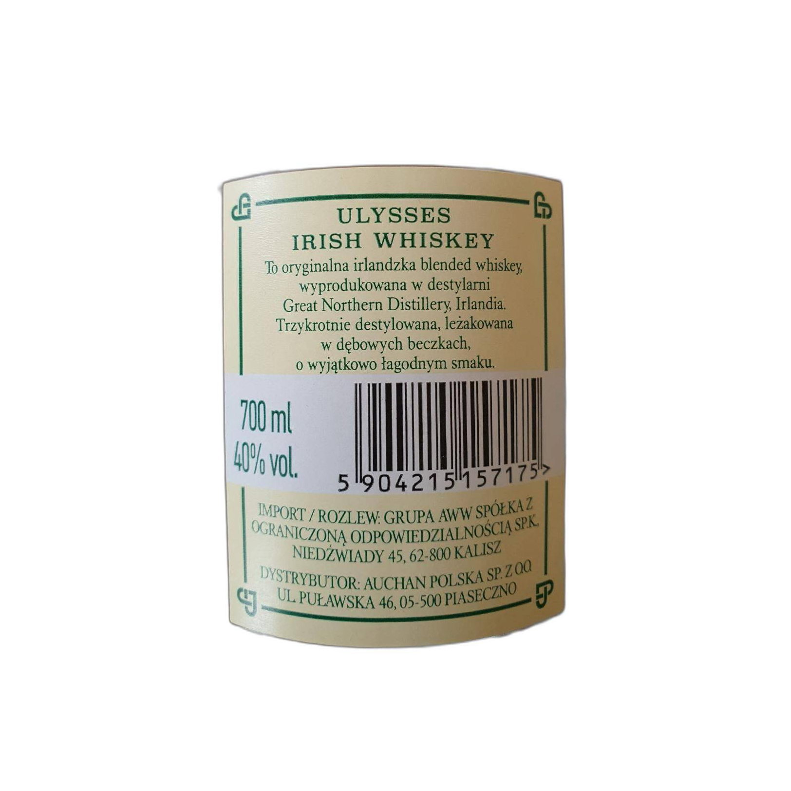 Ulysses Irish Whiskey 2