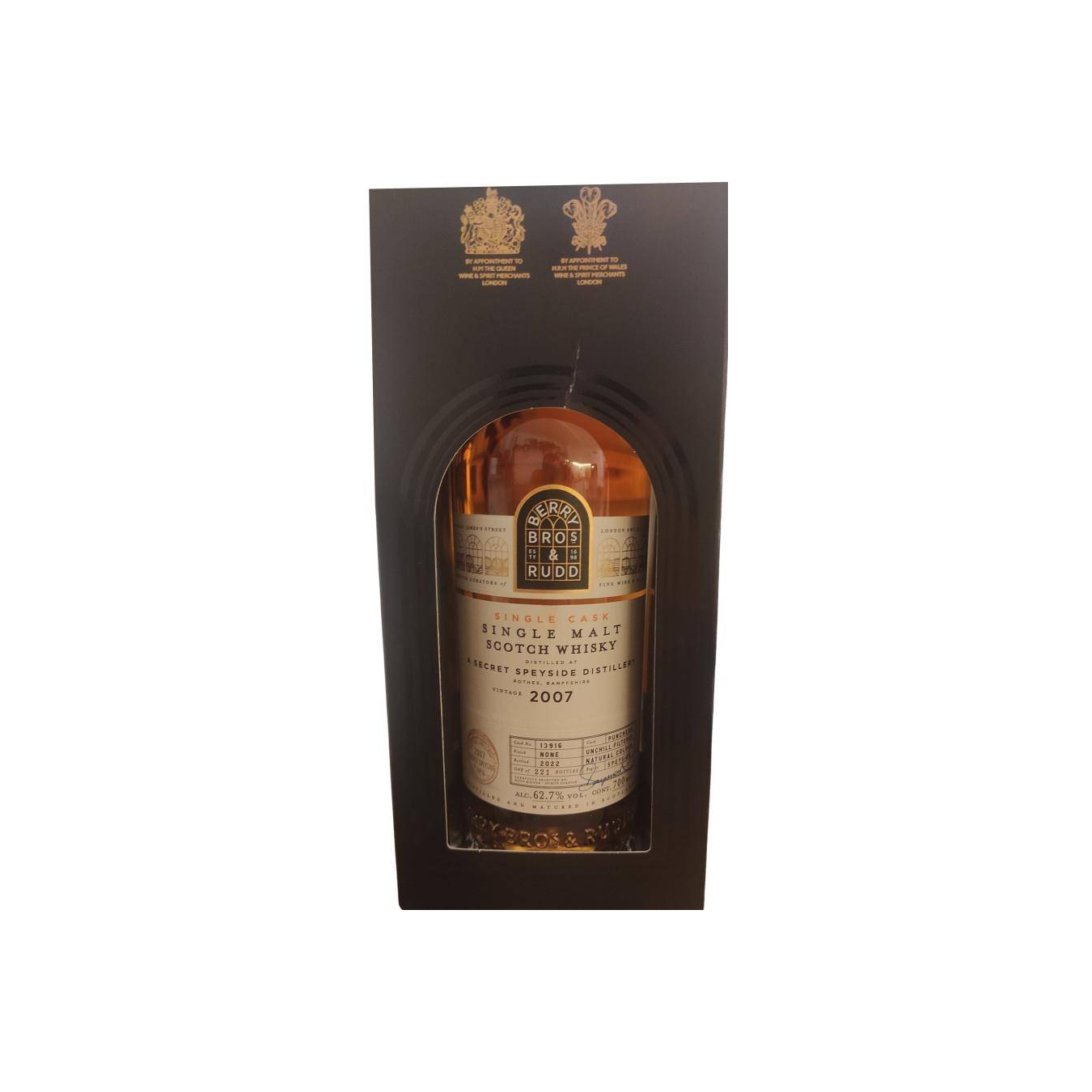 Berry Bros. & Rudd 2007 15 Years Single Malt Whisky