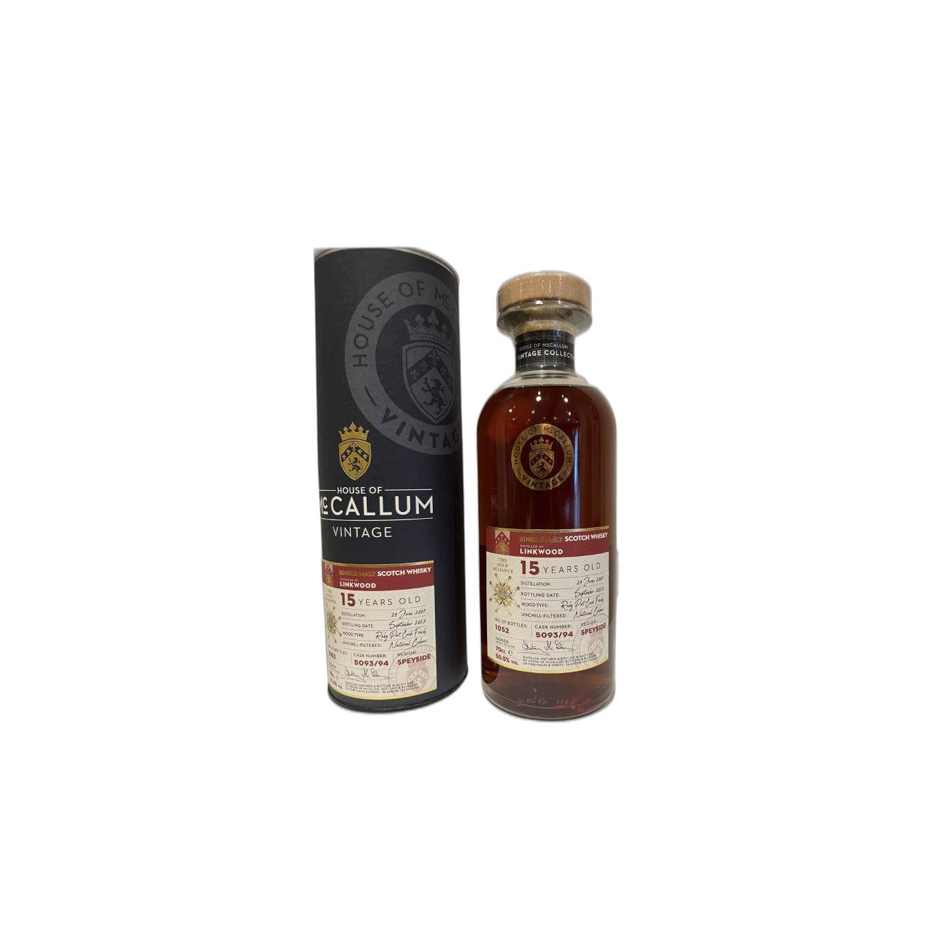 House of McCallum 2007 15 Years Single Malt Whisky 2