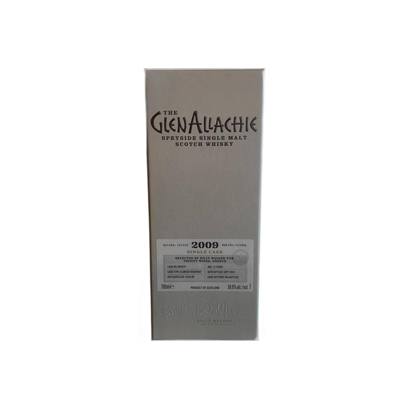 The GlenAllachie Single Cask 2009 13 Years Single Malt Whisky 3