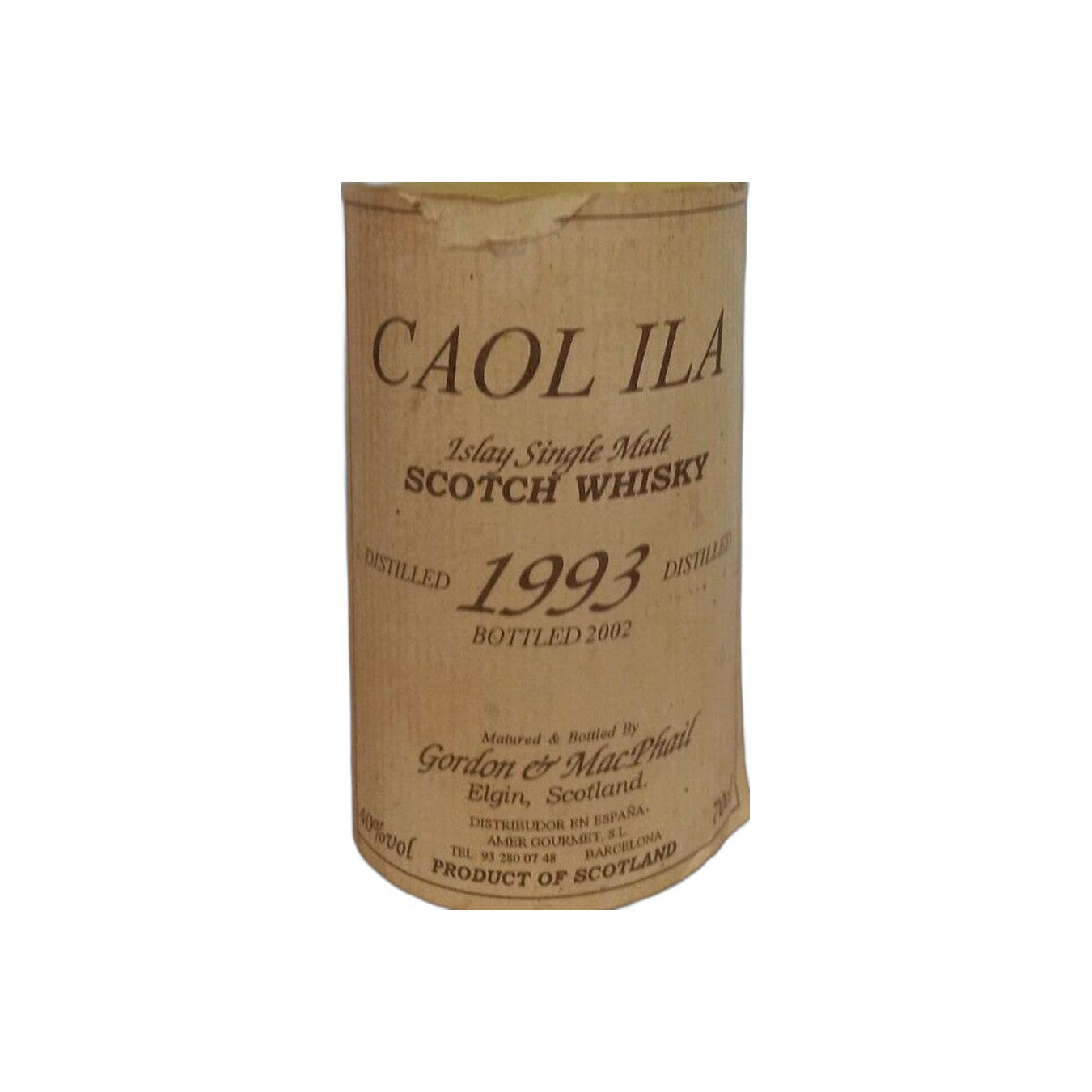 Caol Ila 1993 9 Years Single Malt Whisky