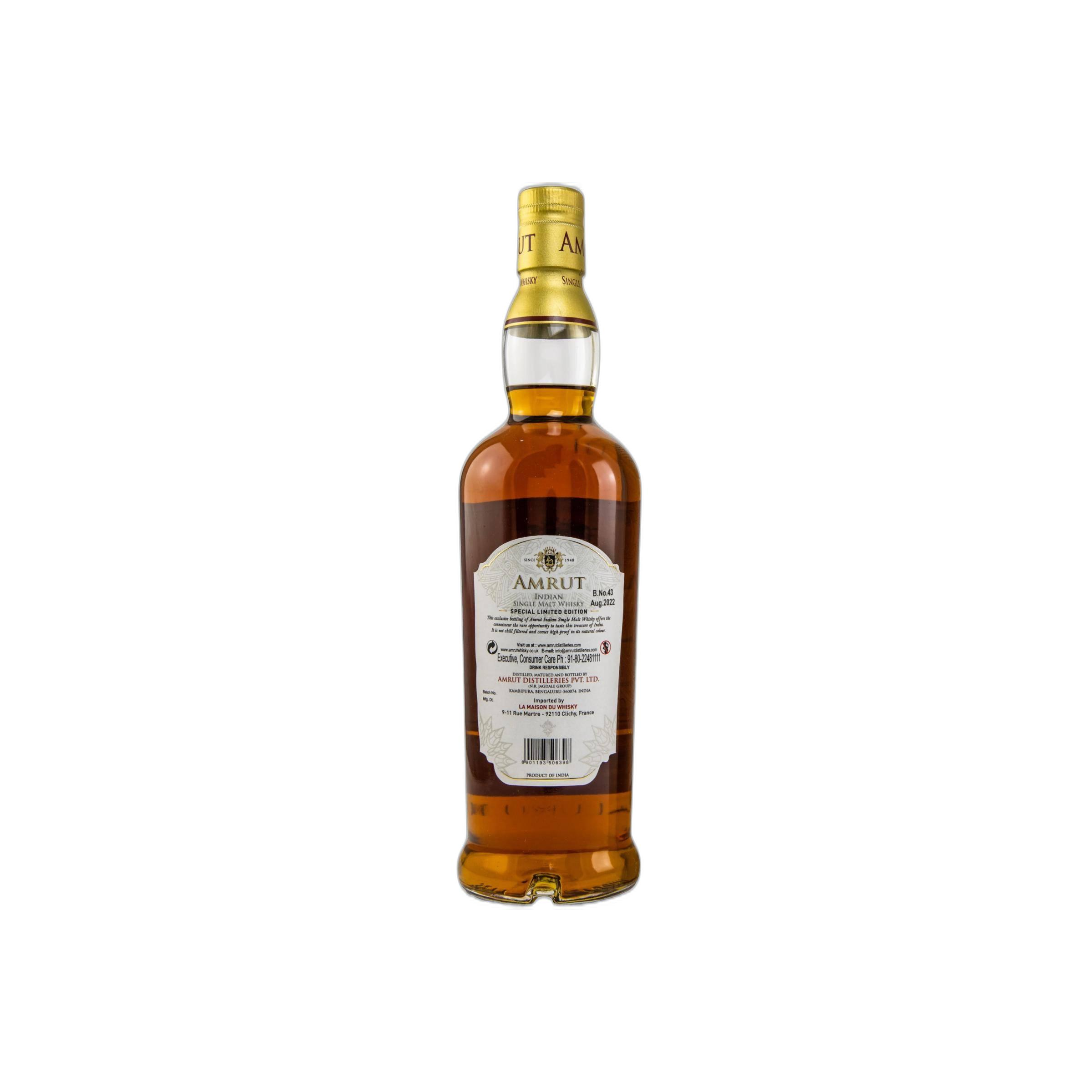 Amrut Single Cask 2015 7 Years Single Malt Whisky 2