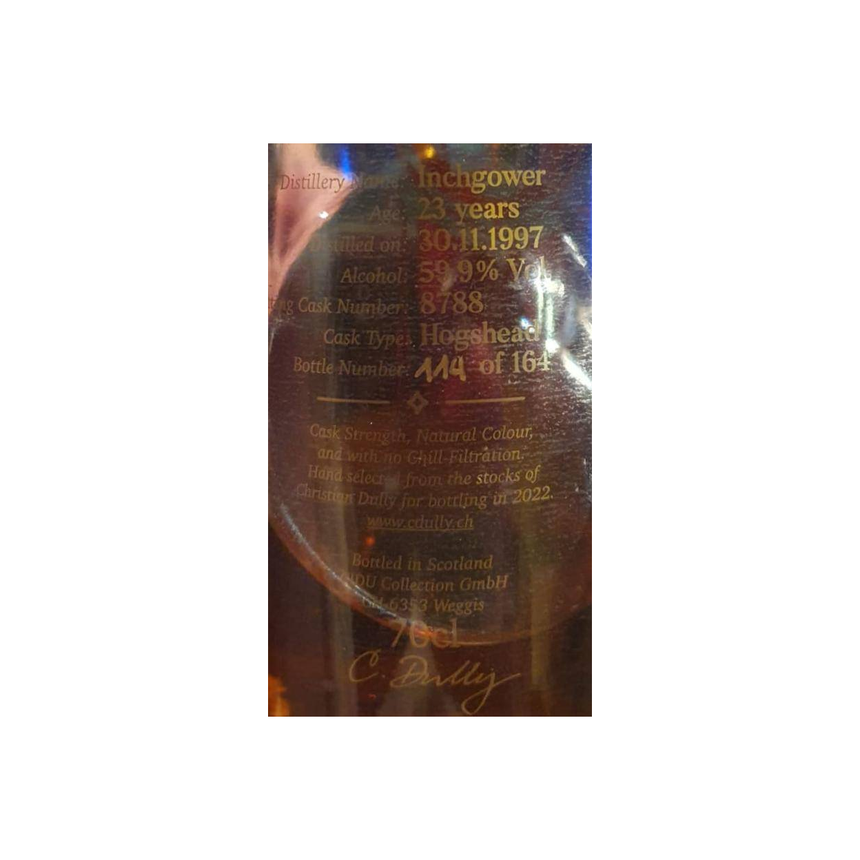 Inchgower 1997 CDuS 3
