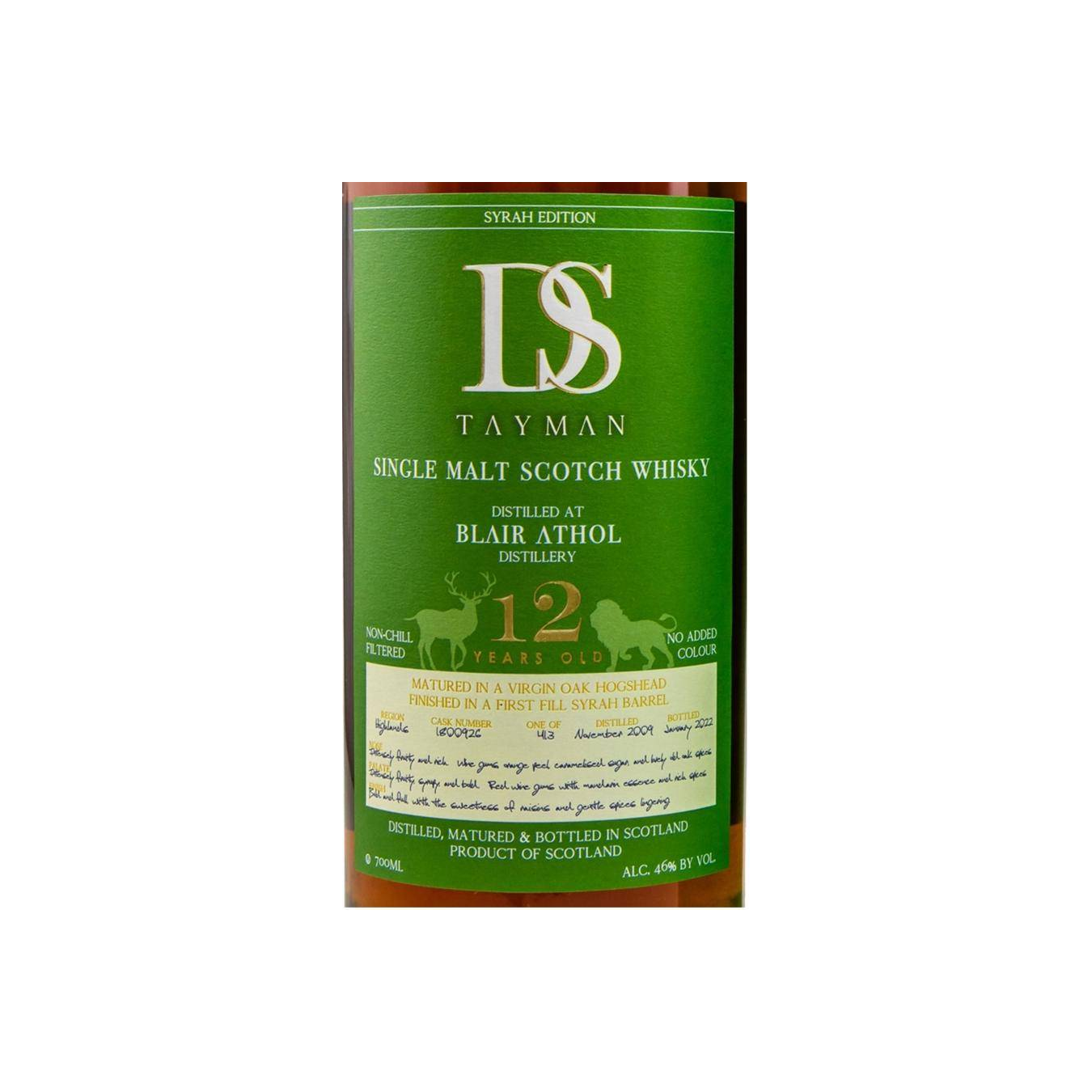 Blair Athol 2009 12 Years Single Malt Whisky 3