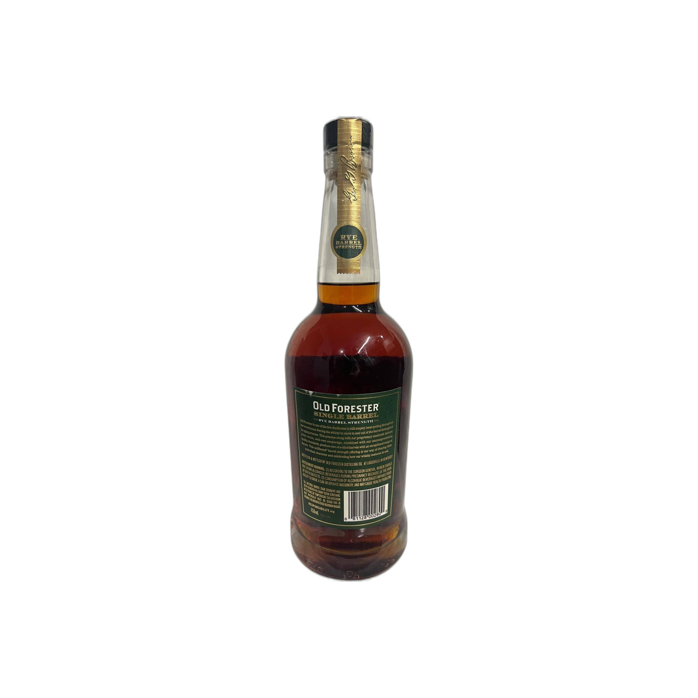 Old Forester Single Barrel Rye 2