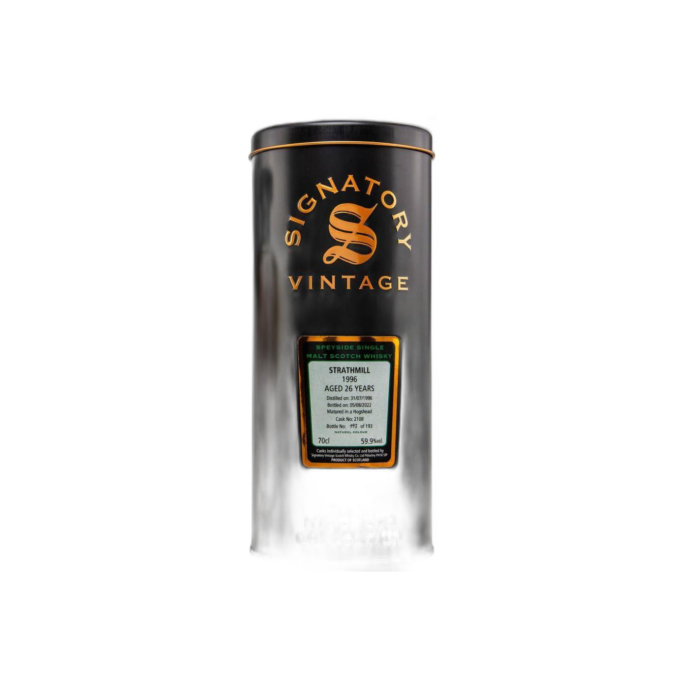 Signatory Vintage Cask Strength Collection 1996 26 Years Single Malt Whisky 3