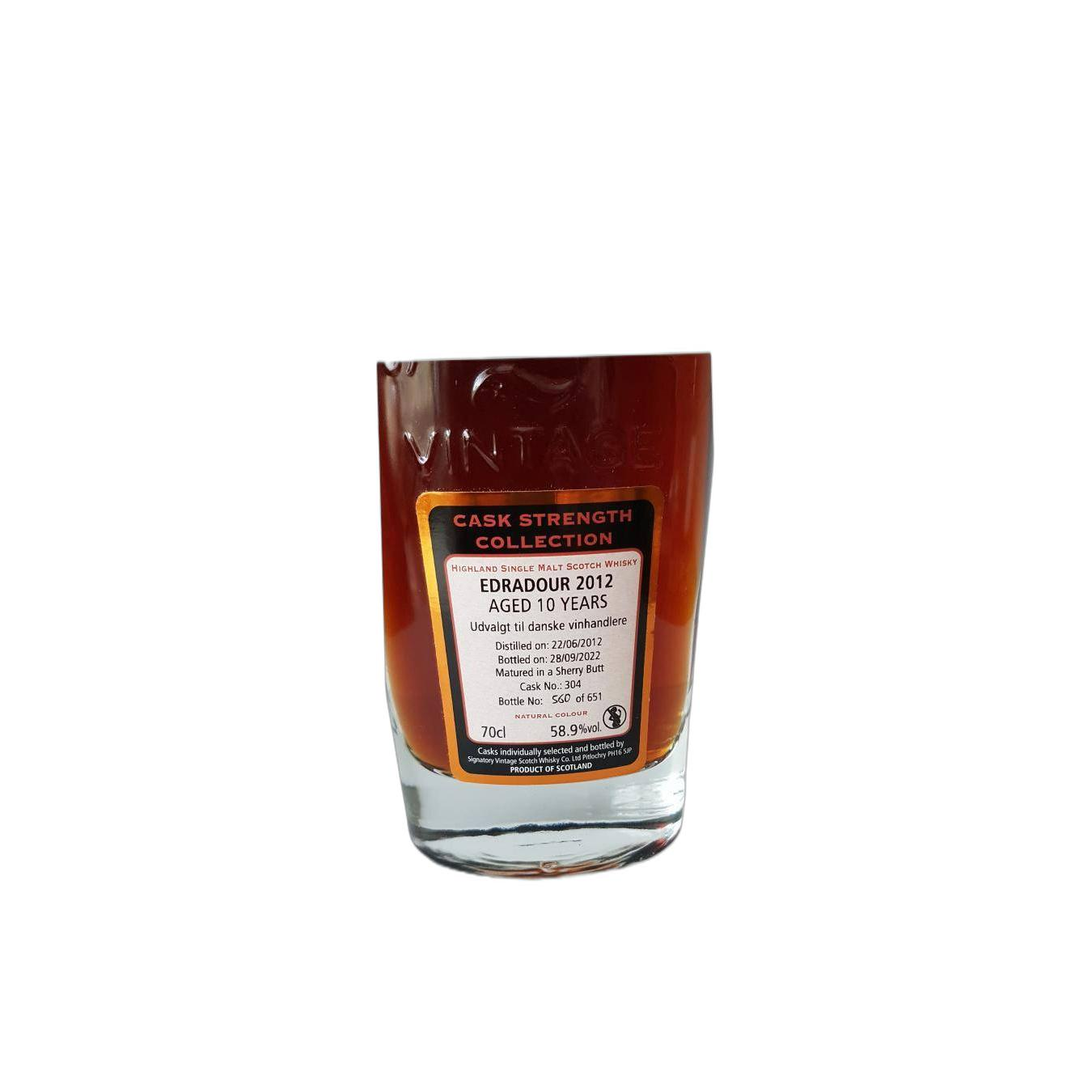 Edradour Cask Strength Collection 2012 10 Years Single Malt Whisky 2