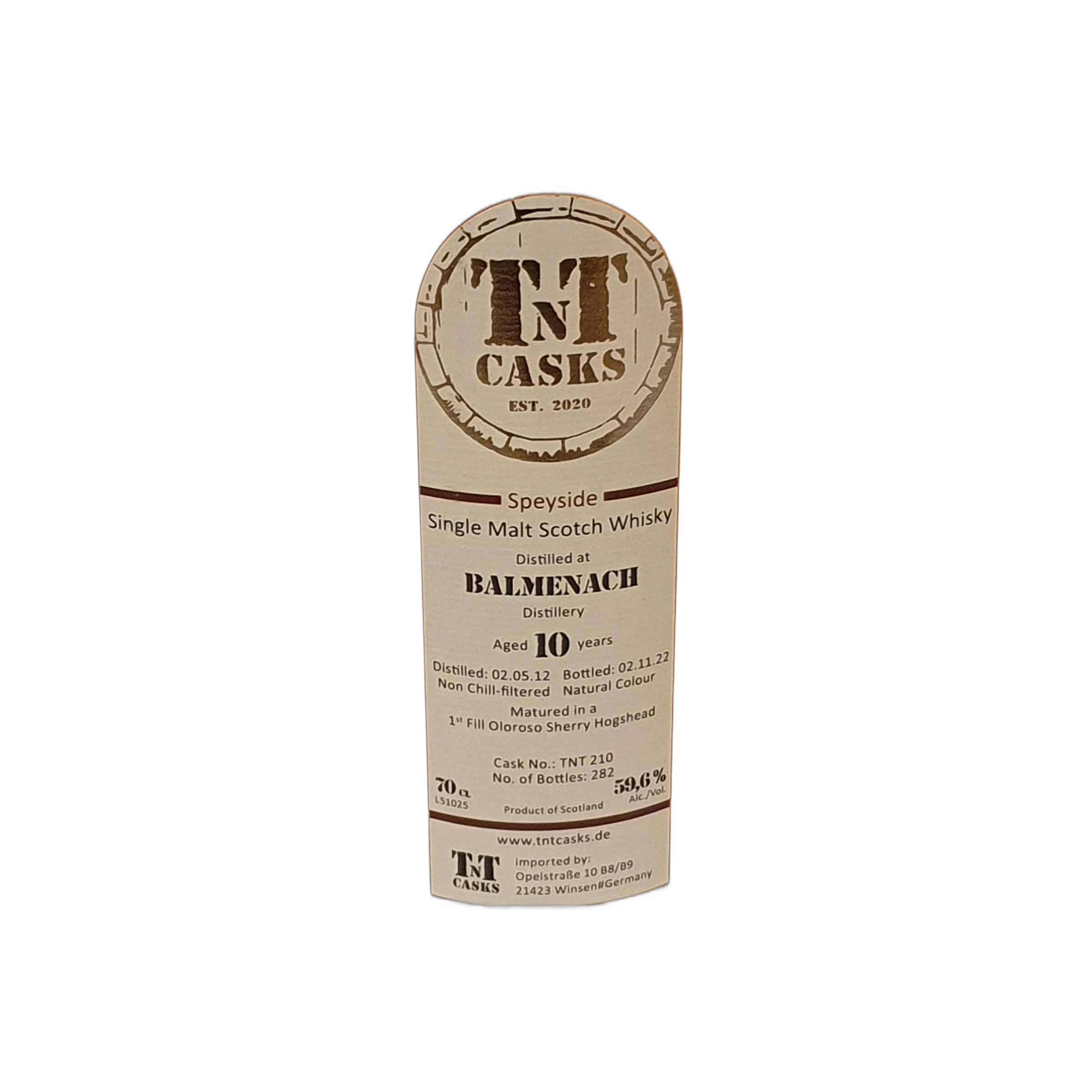 Balmenach 2012 10 Years Single Malt Whisky 2