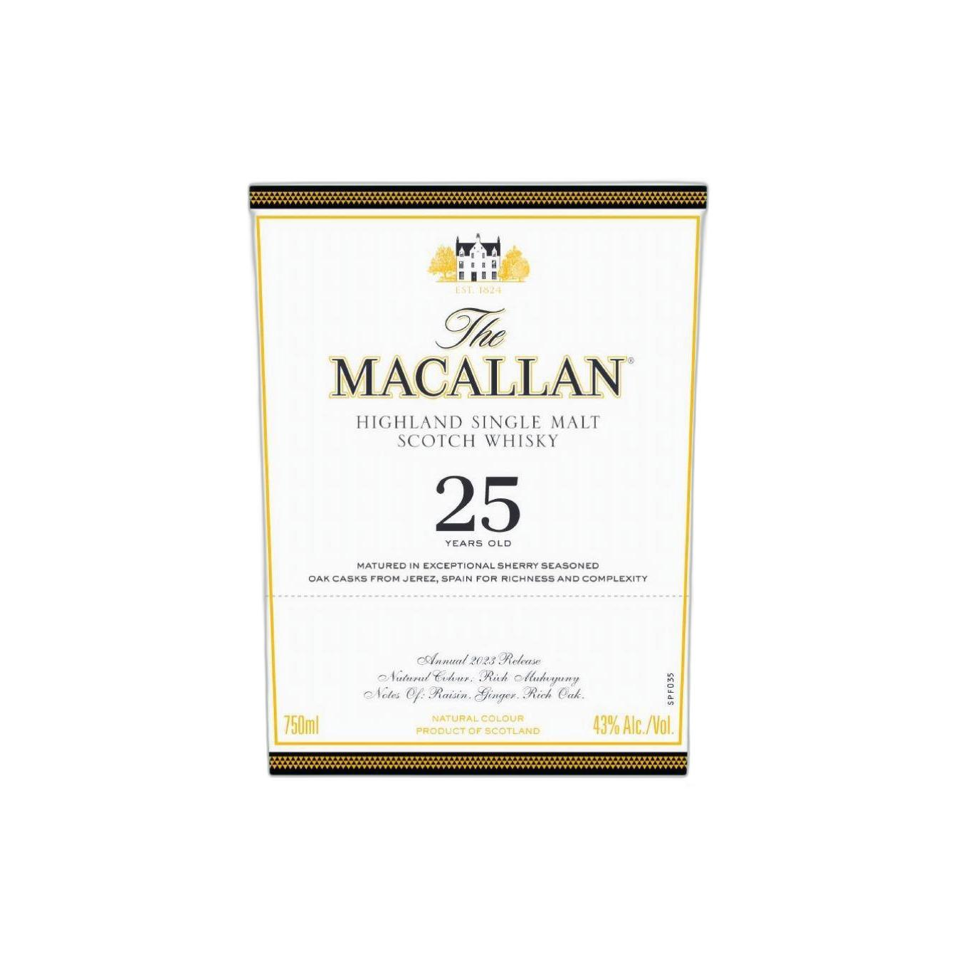 The Macallan 25 Years Single Malt Whisky