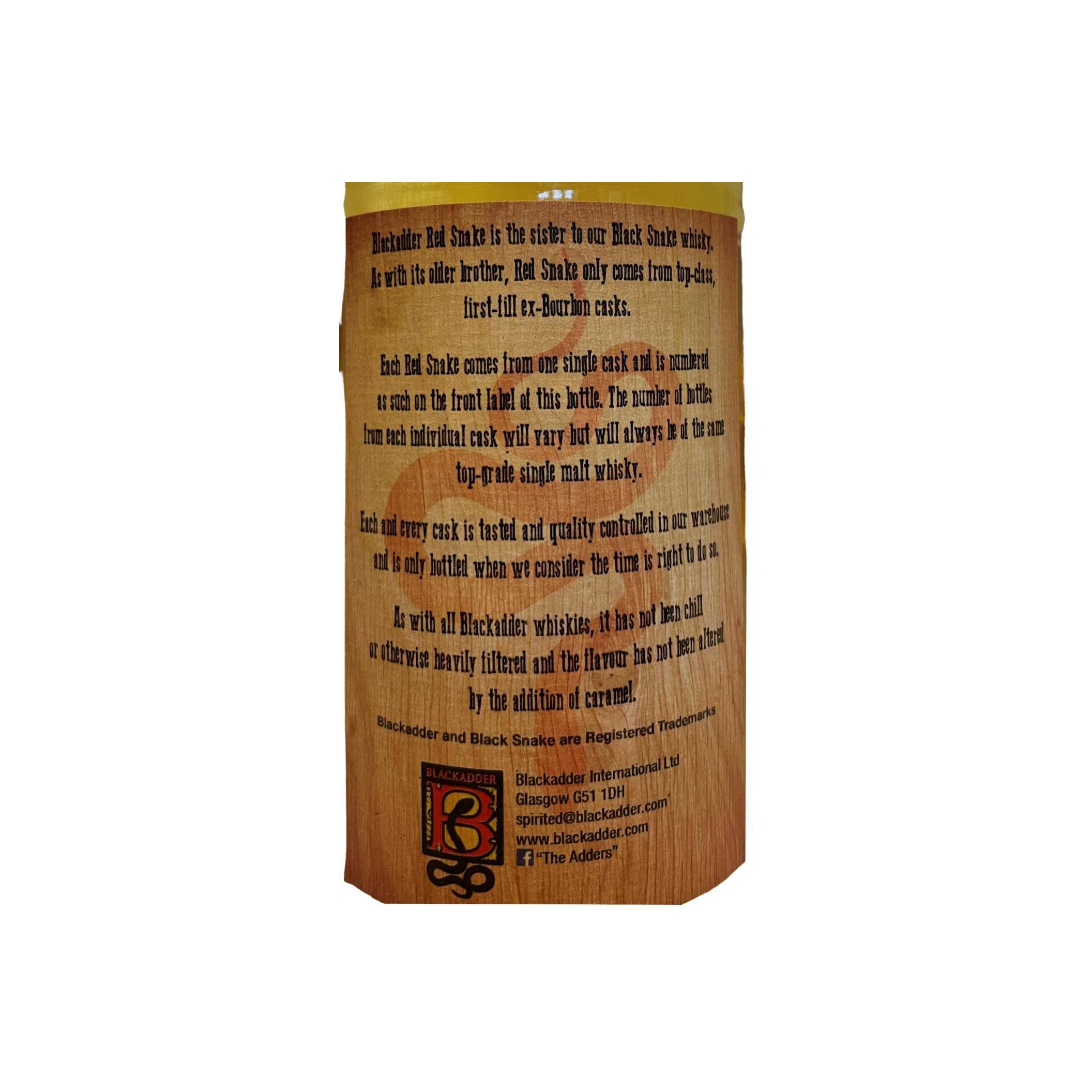 Blackadder Cask Strength Collection Single Malt Whisky 3