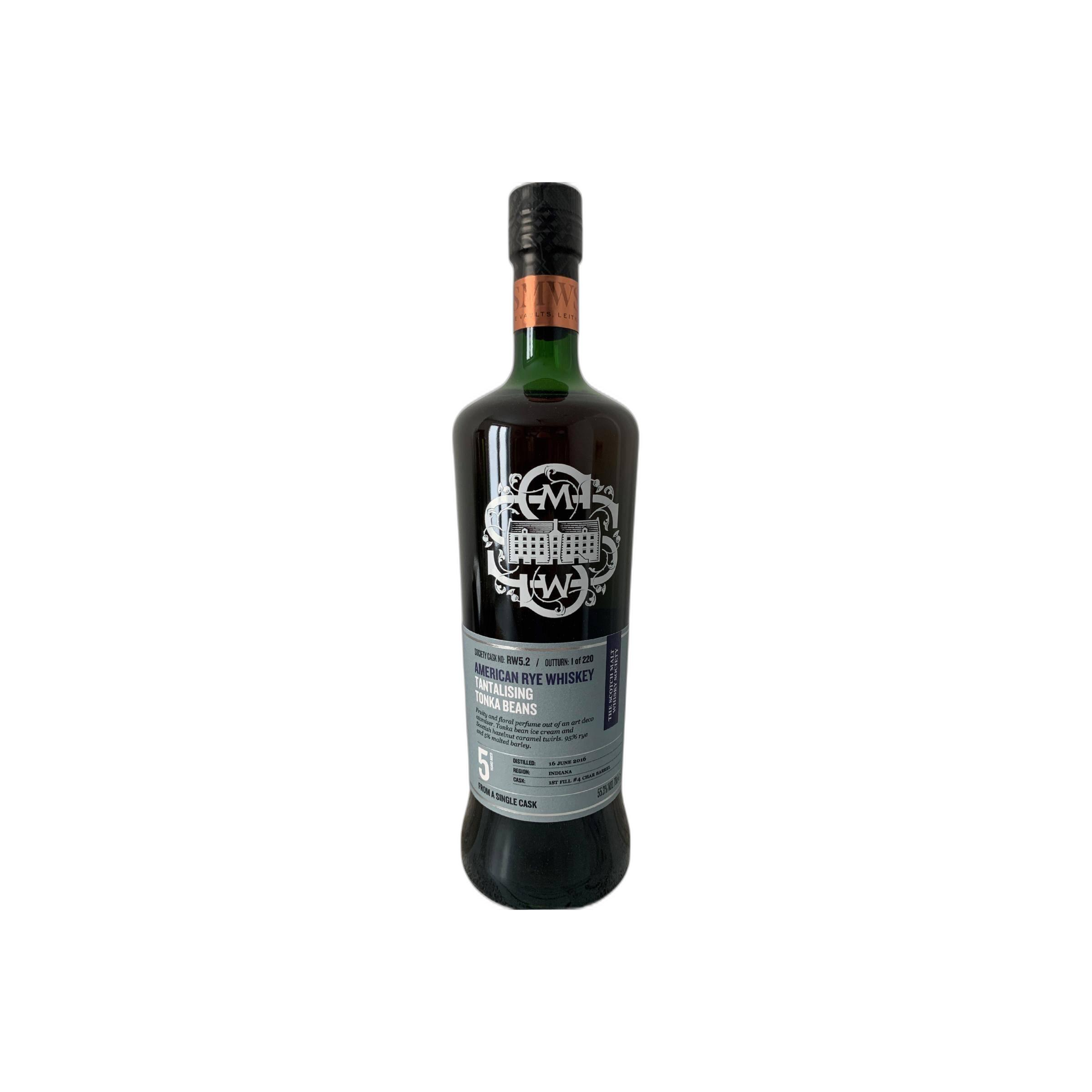 The Scotch Malt Whisky Society 2016 5 Years Rye Whisky