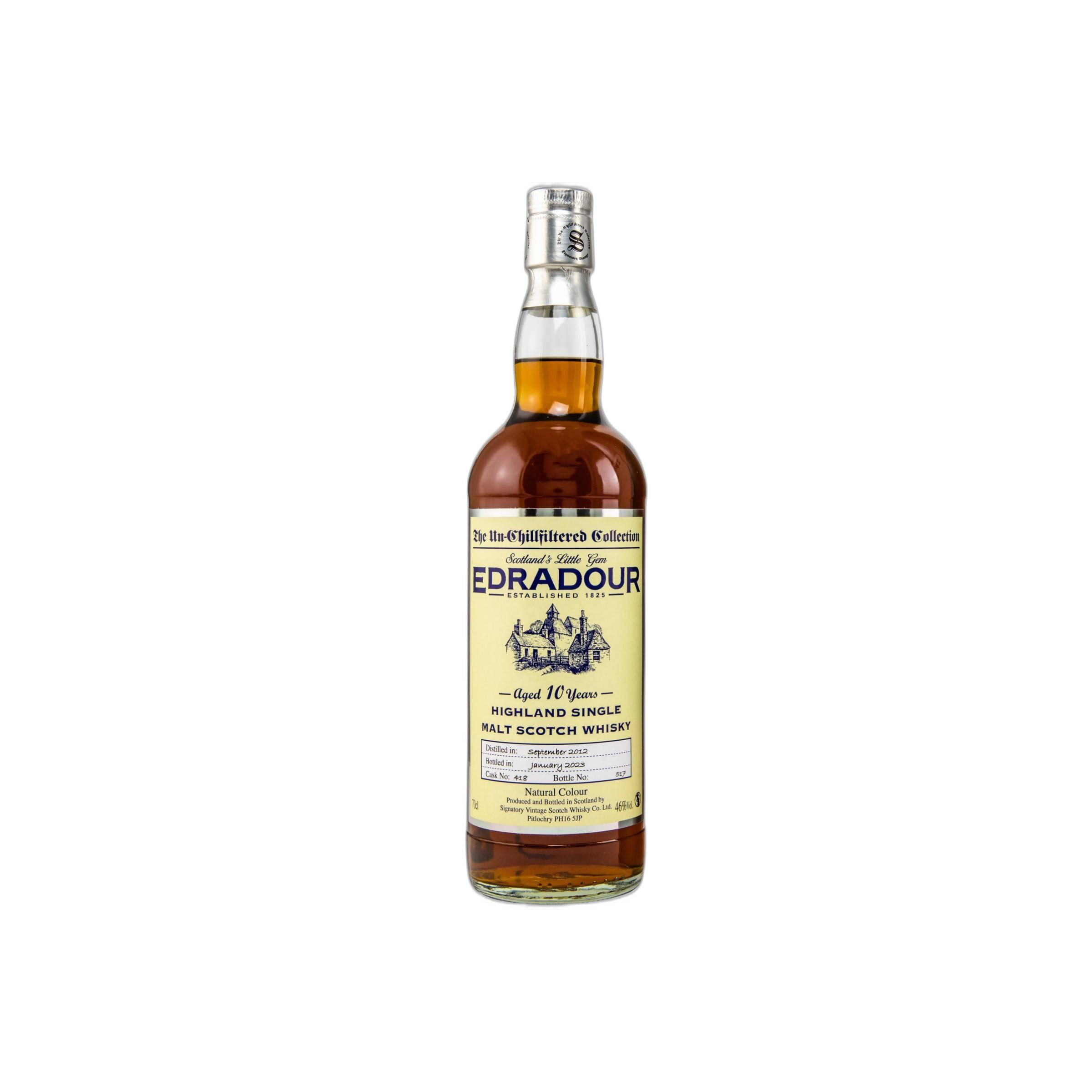 Edradour The Un-Chillfiltered Collection 2012 10 Years Single Malt Whisky